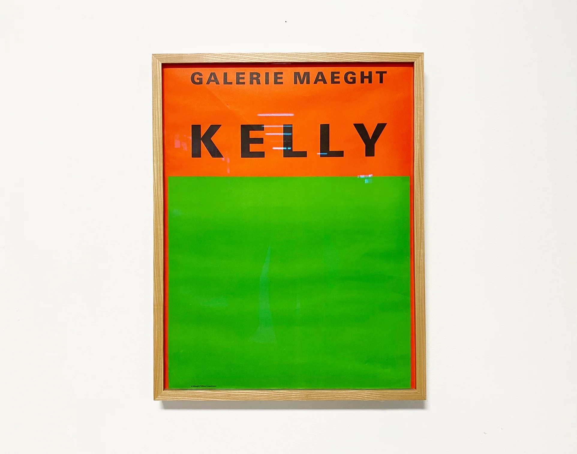 Ellsworth Kelly Framed Exhibition Poster - Image 3