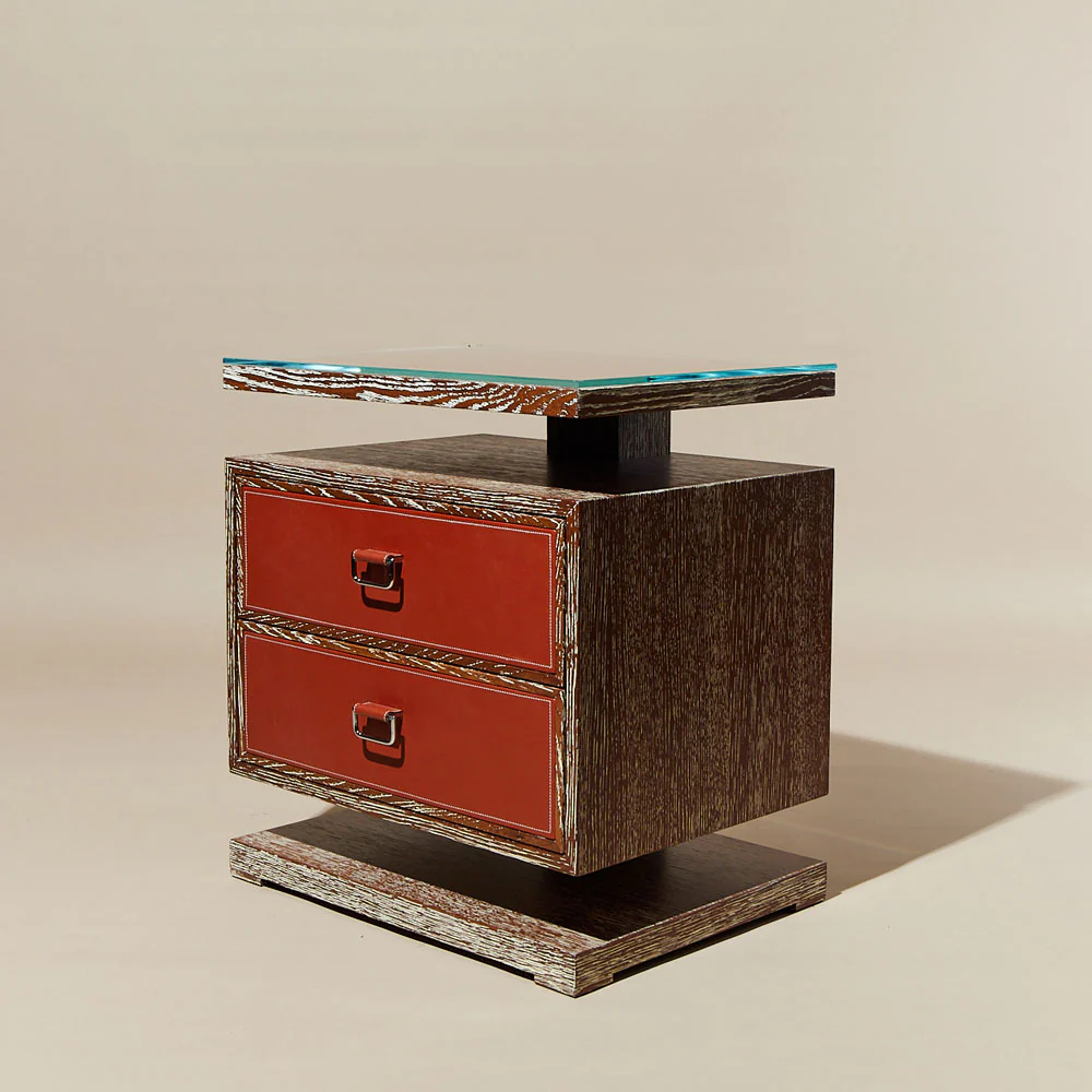 Emile Side Table - Pickled Padouk - Image 3