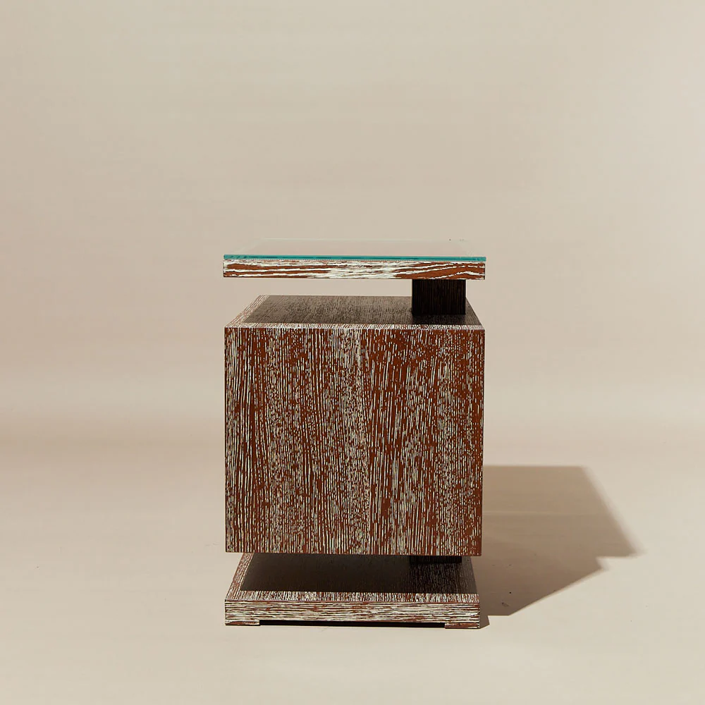 Emile Side Table - Pickled Padouk - Image 5