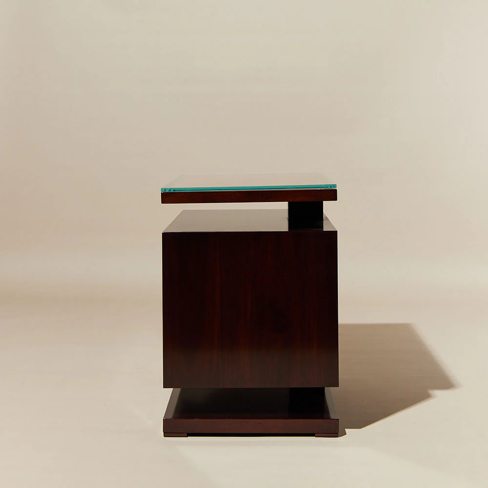 Emile Side Table - Walnut - Image 4