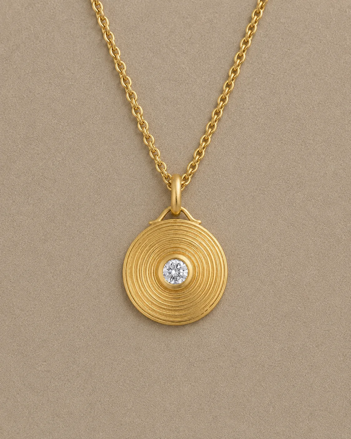 Endless Circle Diamond Pendant - Image 2