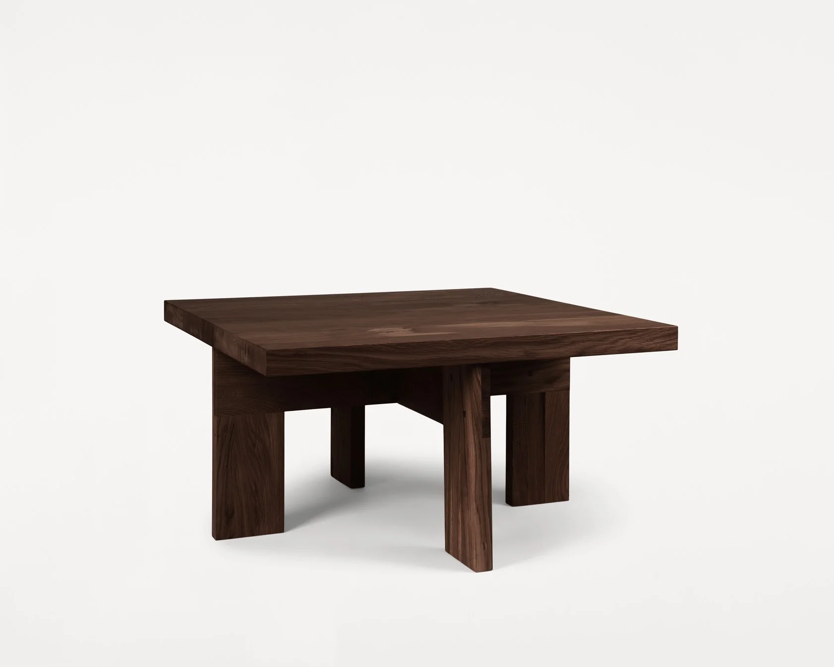 Farmhouse Coffee Table | Dark Oak | Square - Image 3