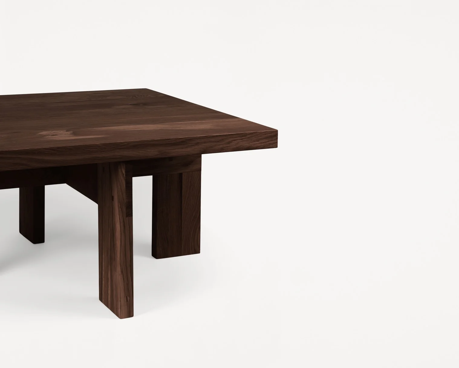 Farmhouse Coffee Table | Dark Oak | Square - Image 4