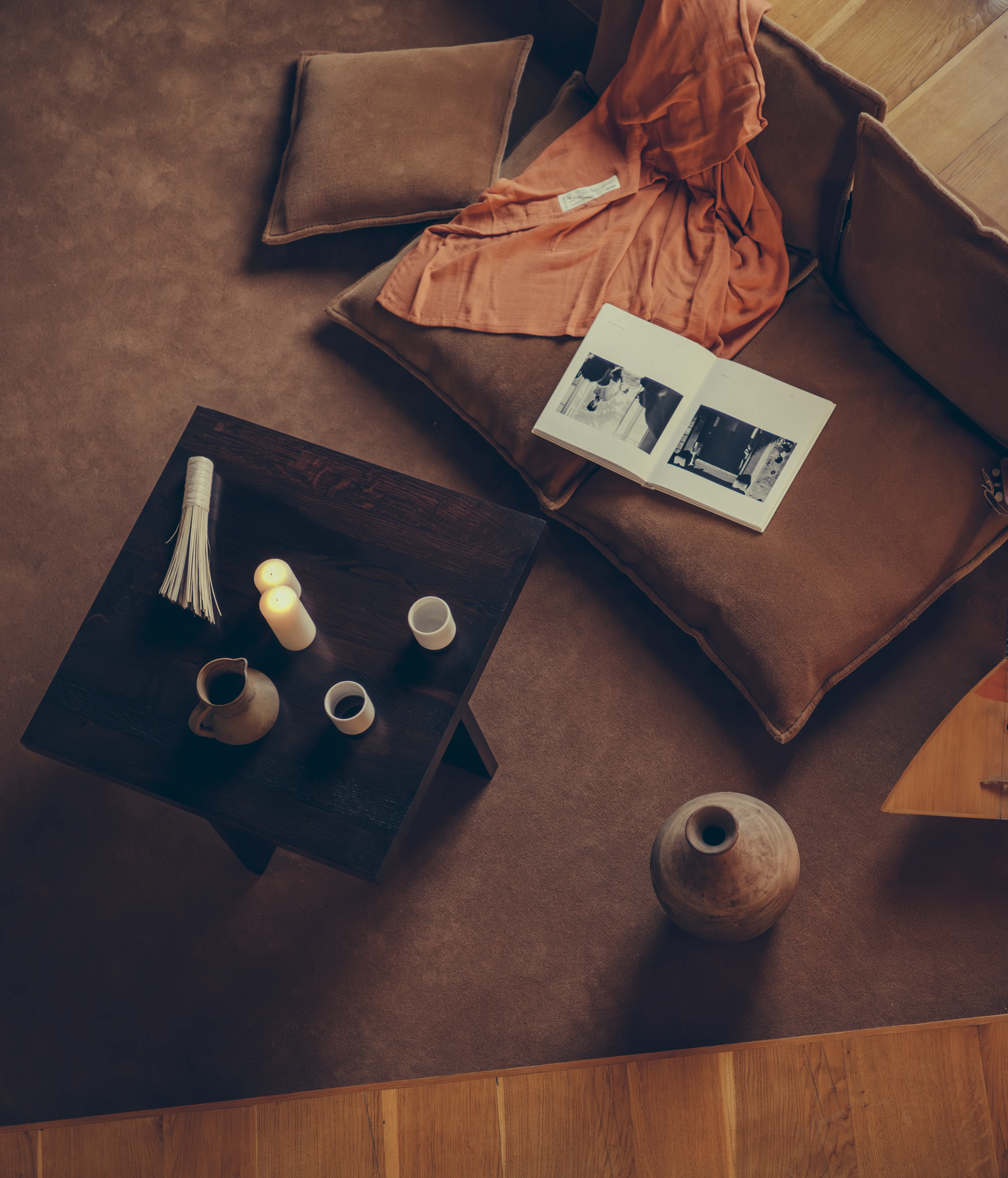 Farmhouse Coffee Table | Dark Oak | Square - Image 7