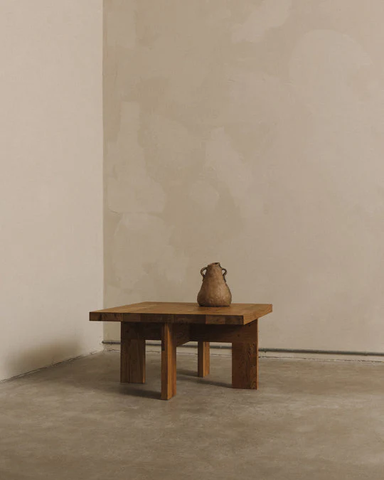 Farmhouse Coffee Table | Natural Oak | Square