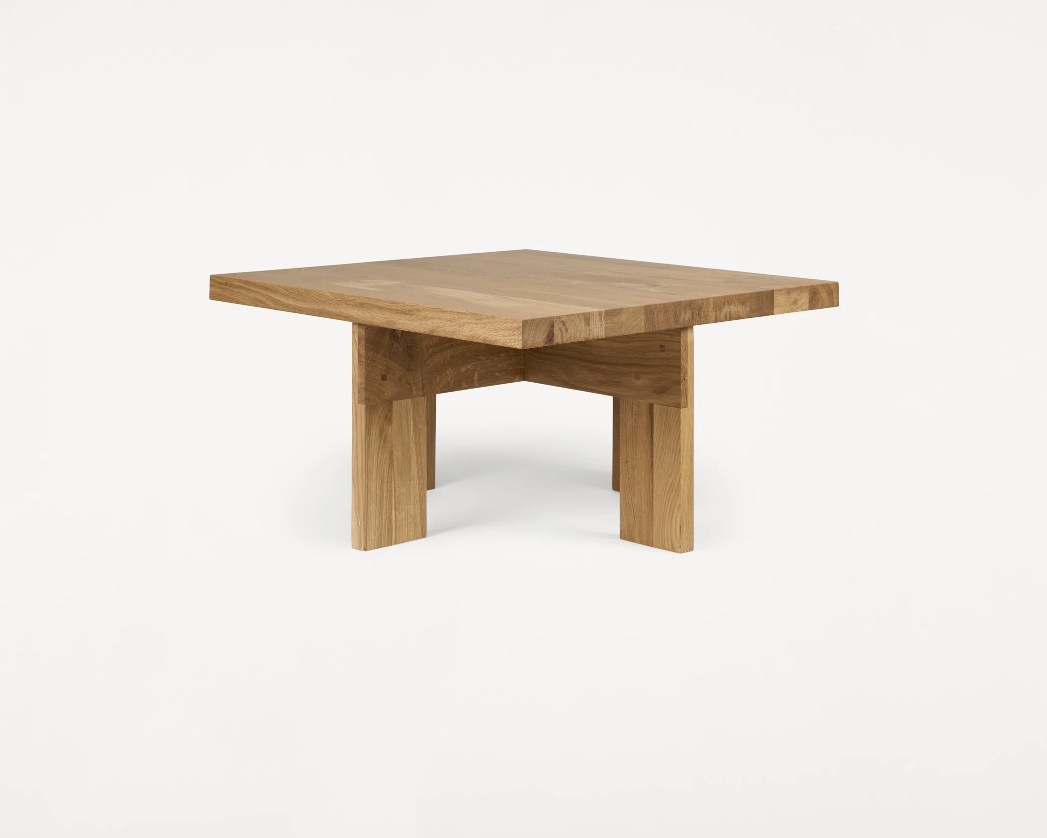 Farmhouse Coffee Table | Natural Oak | Square - Image 2