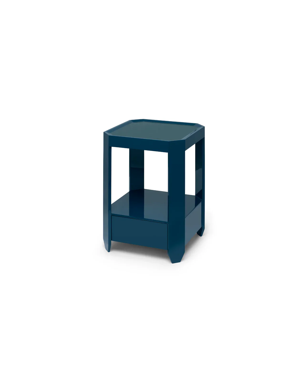 Felix Bedside Table | Marine/Midnight Blue - Image 2