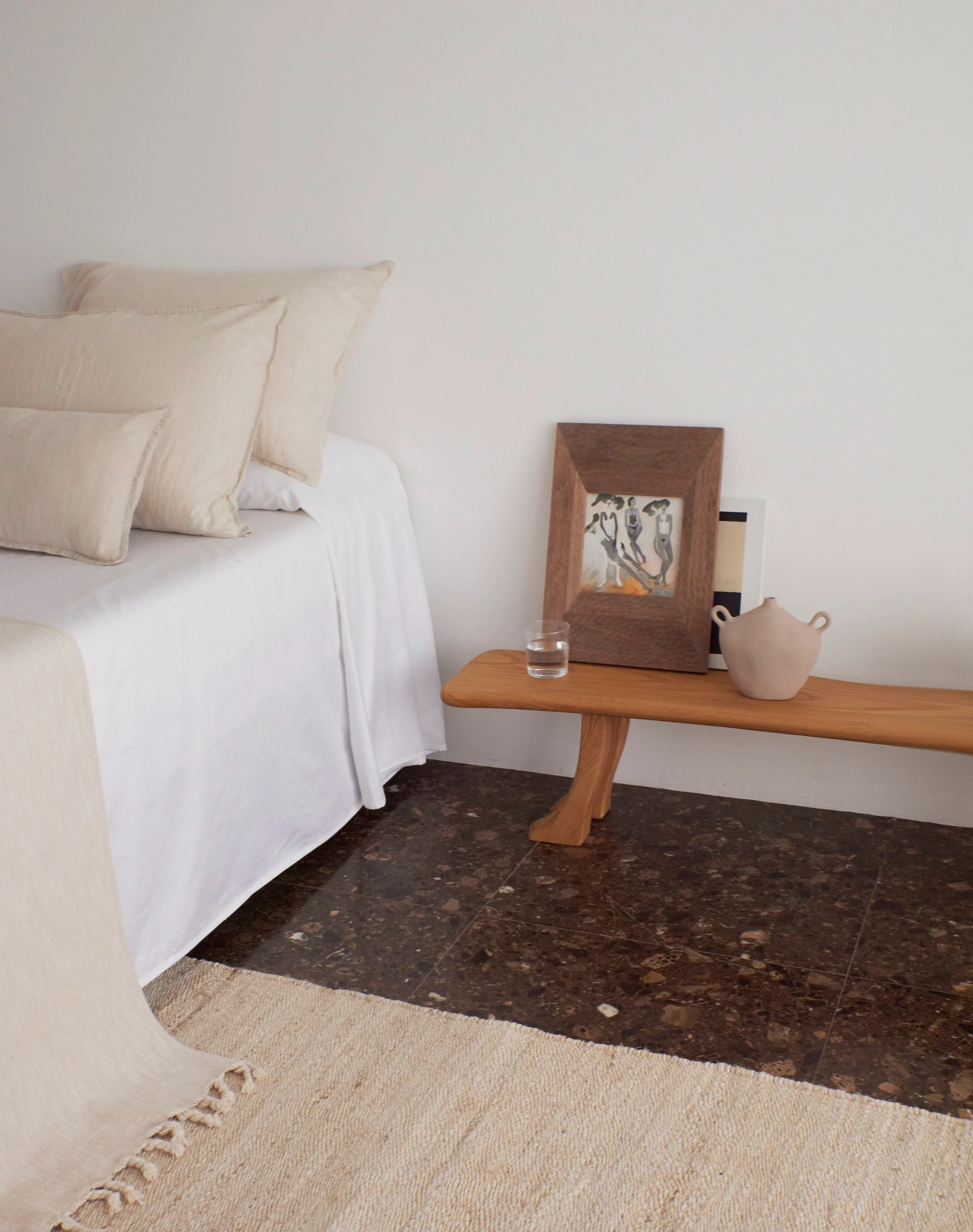 Foot Bench in Oak - Image 3