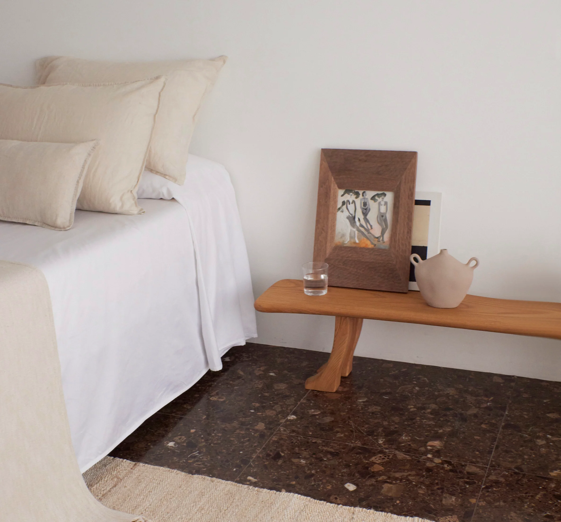 Foot Bench in Oak - Image 4