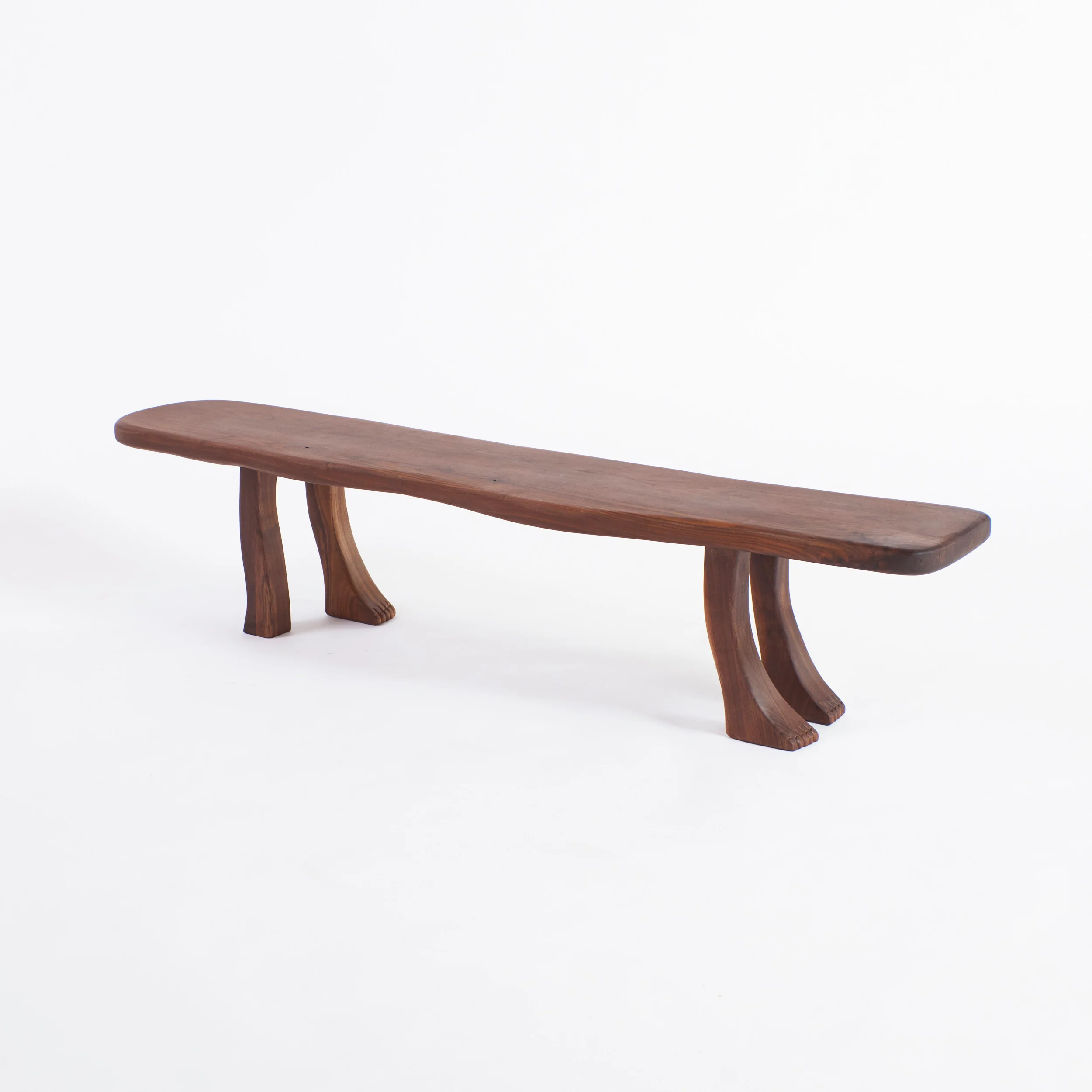 Foot Bench in Walnut - Image 3