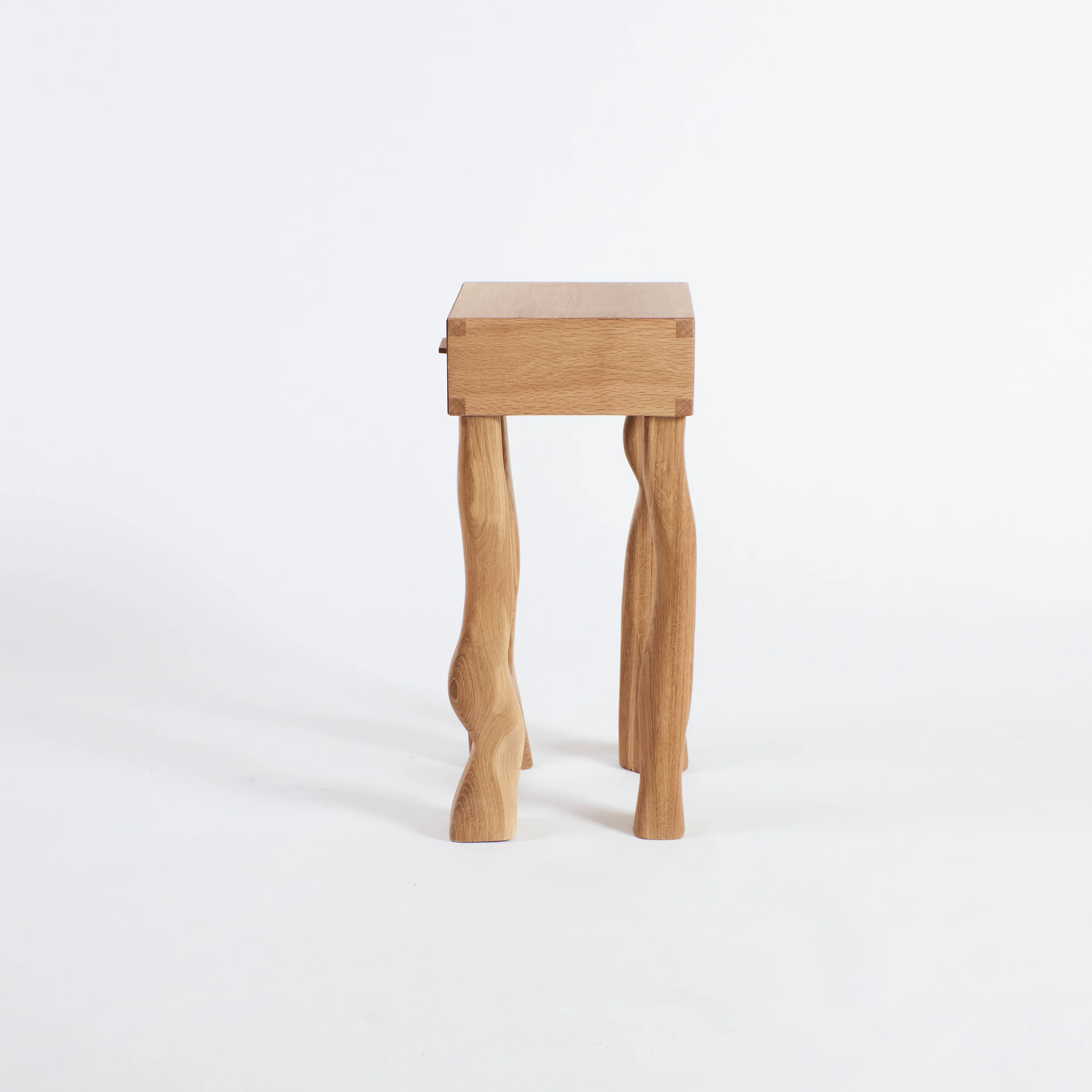 Foot Side Table in Oak - Image 17
