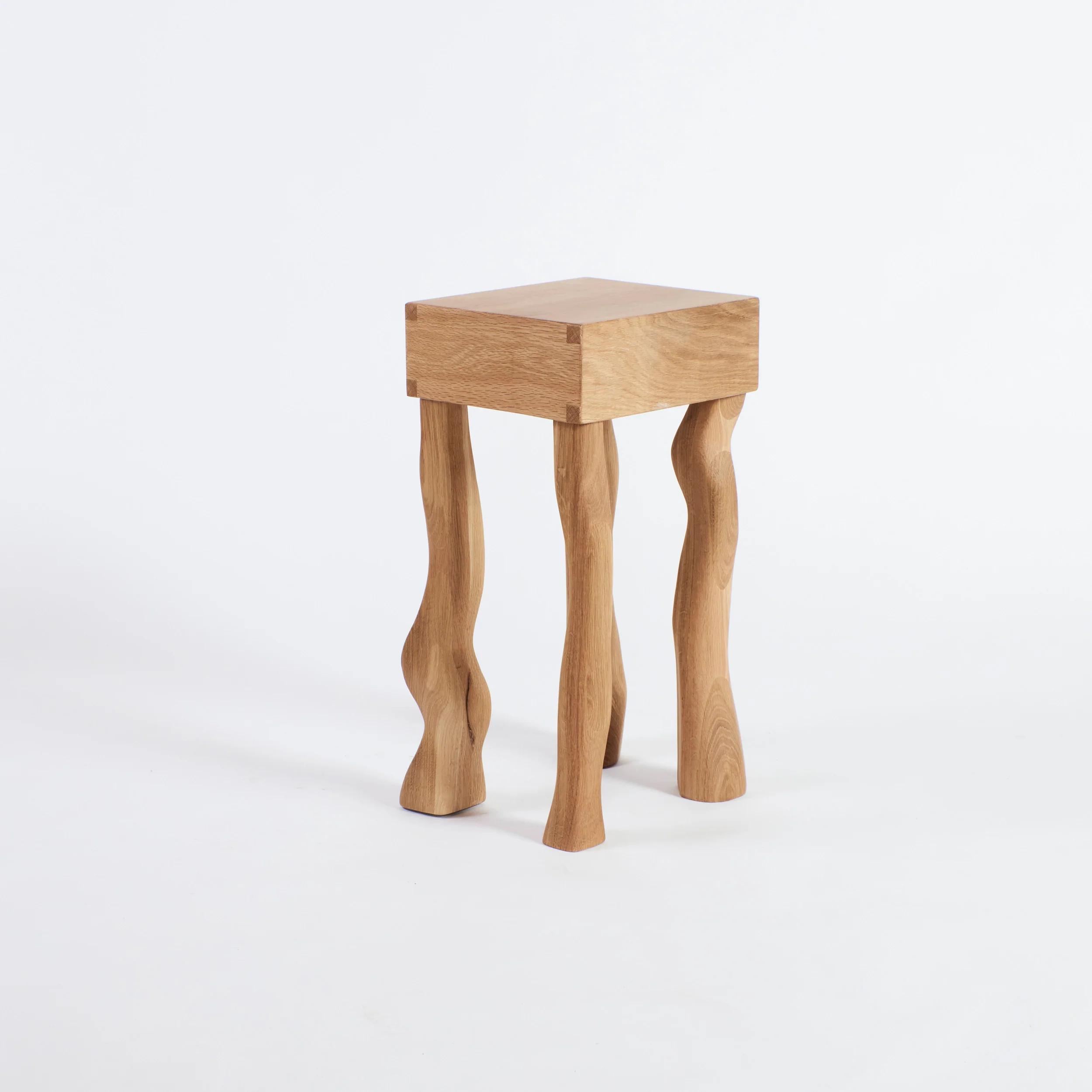 Foot Side Table in Oak - Image 18
