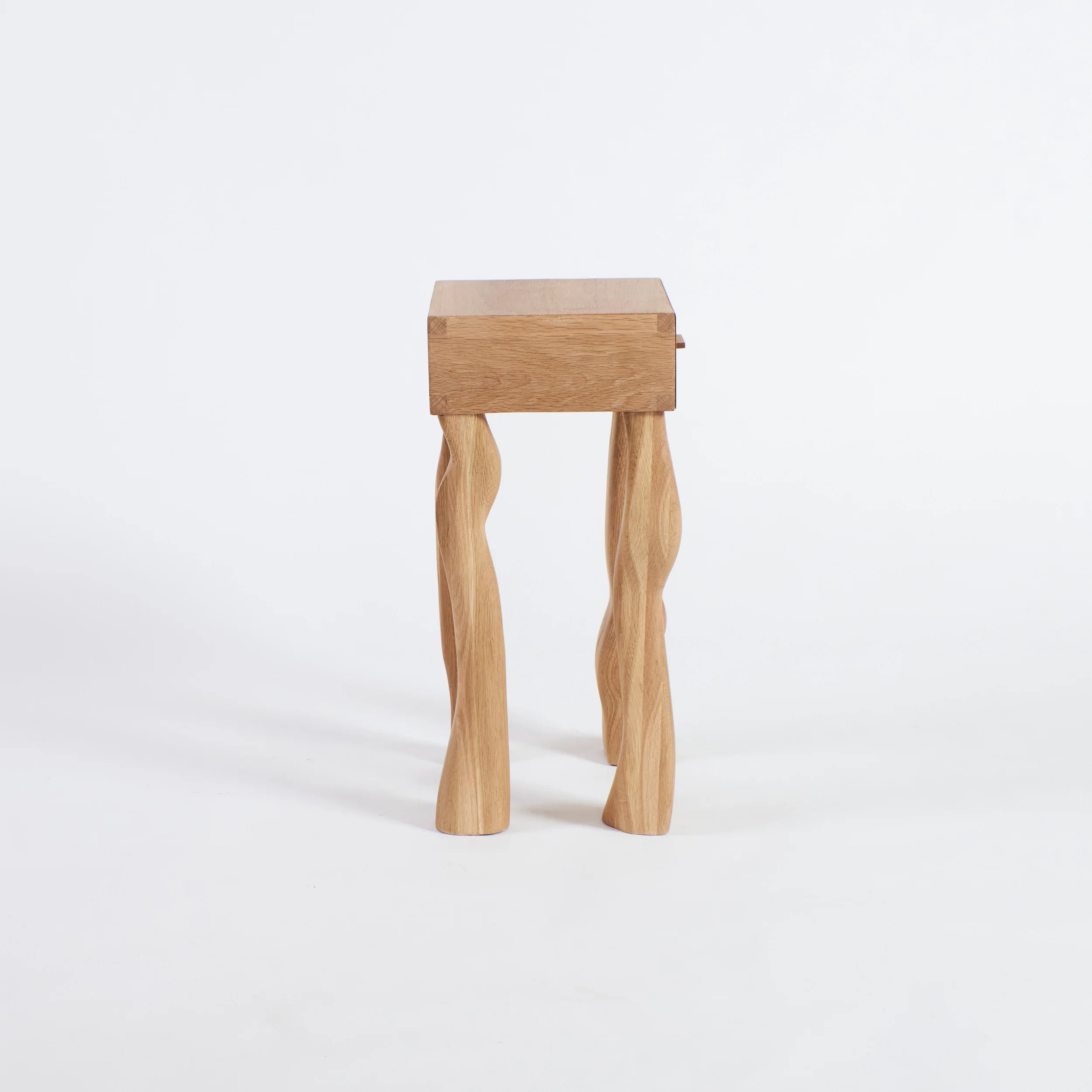 Foot Side Table in Oak - Image 19