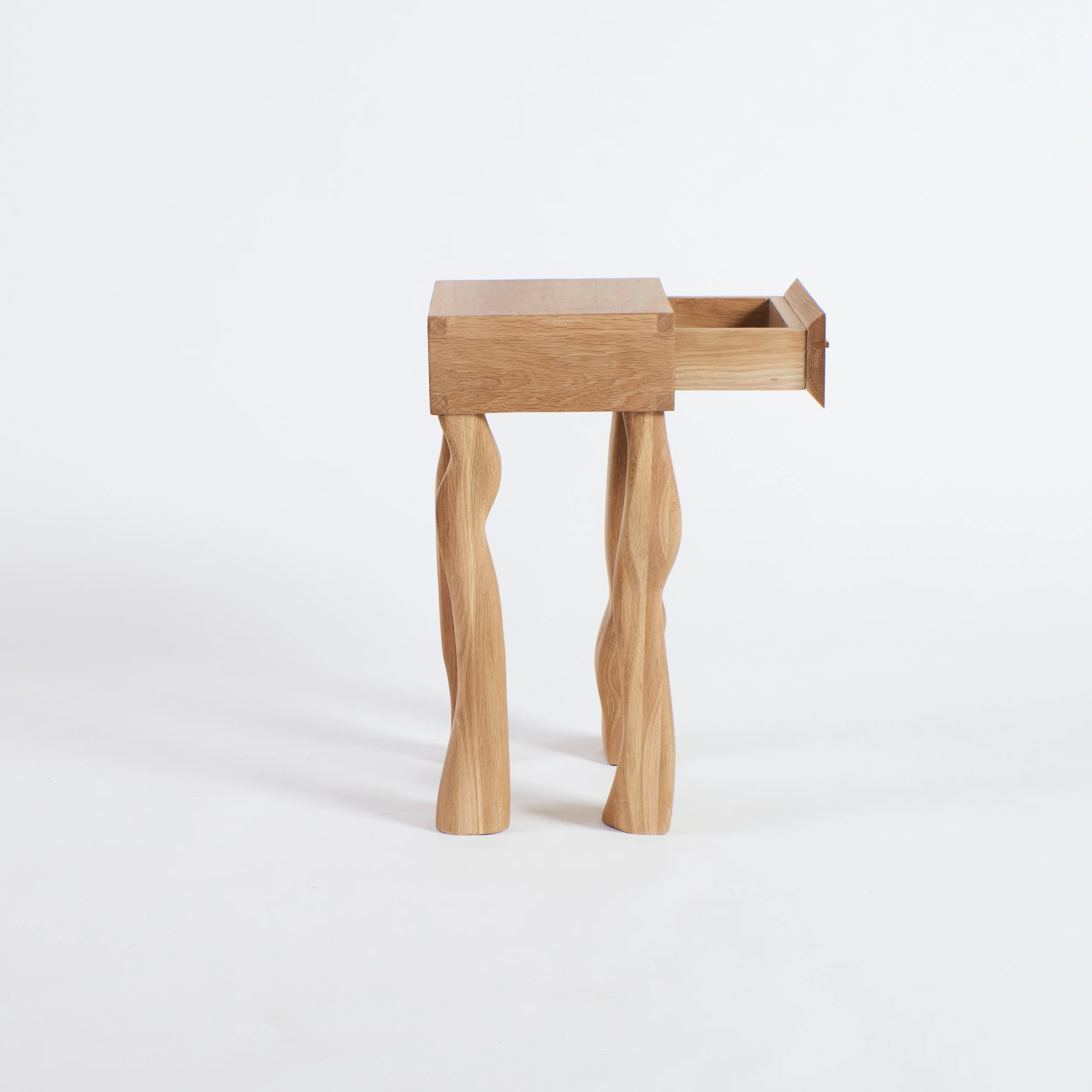 Foot Side Table in Oak - Image 20