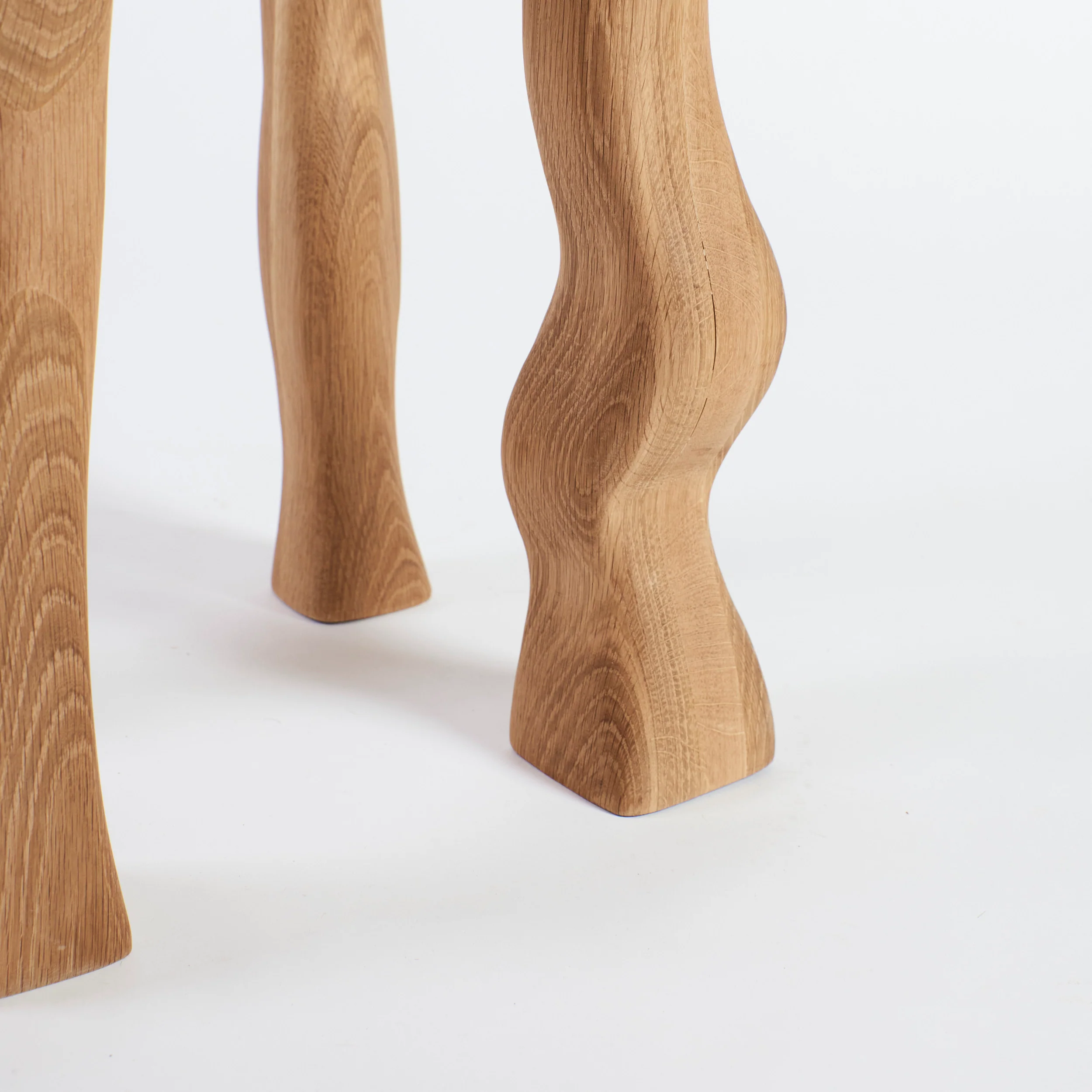 Foot Side Table in Oak - Image 21
