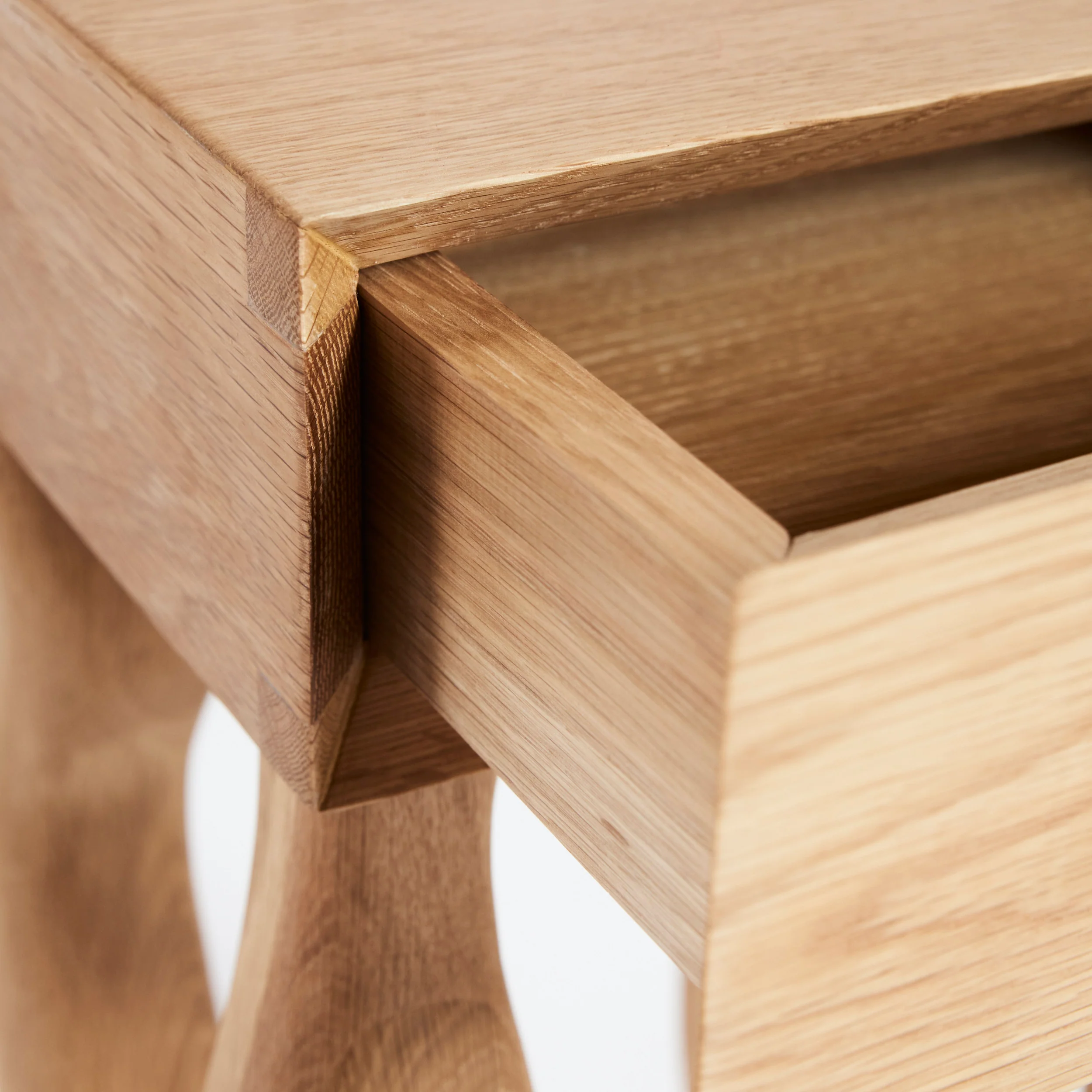 Foot Side Table in Oak - Image 24