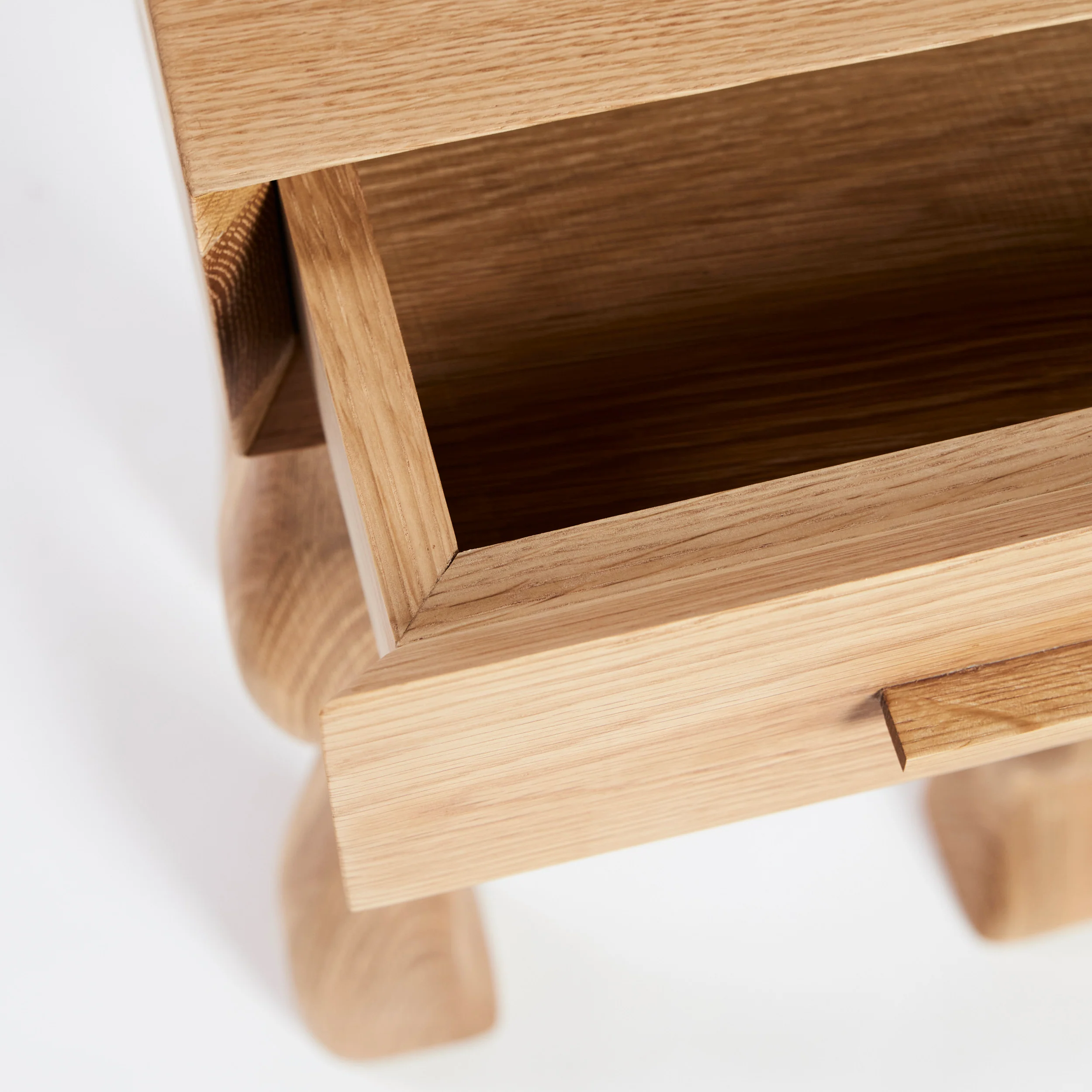 Foot Side Table in Oak - Image 25