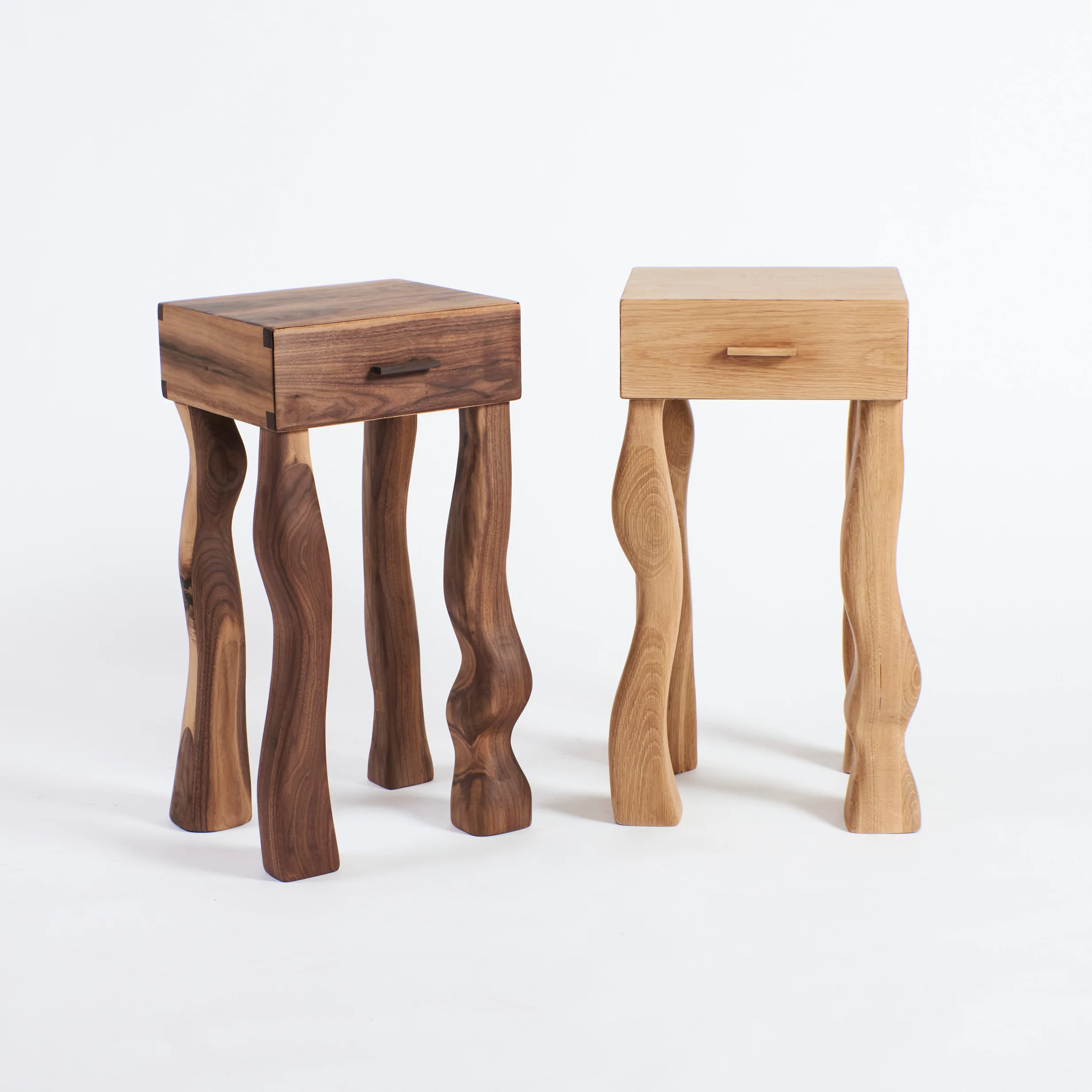 Foot Side Table in Oak - Image 26