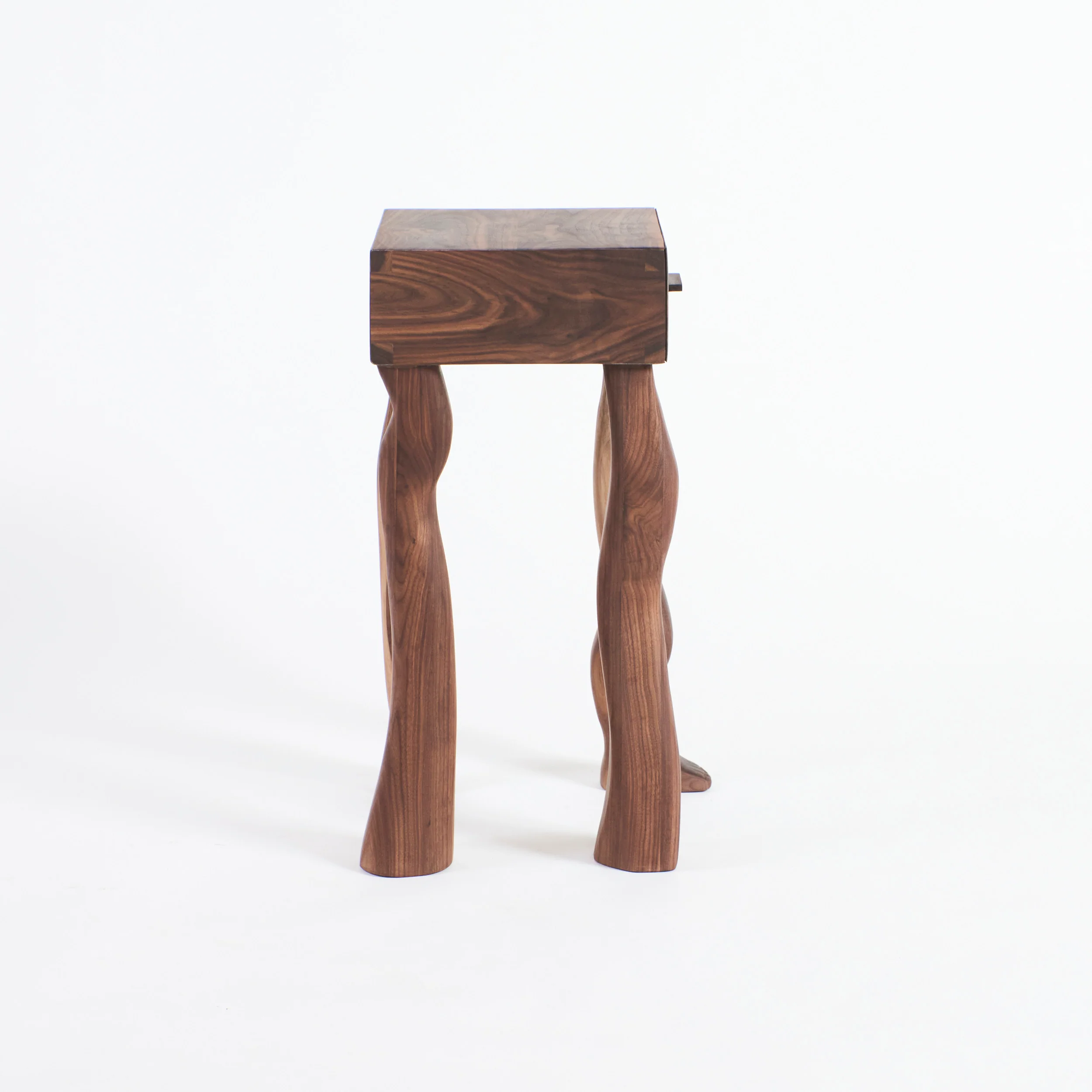 Foot Side Table in Walnut - Image 11