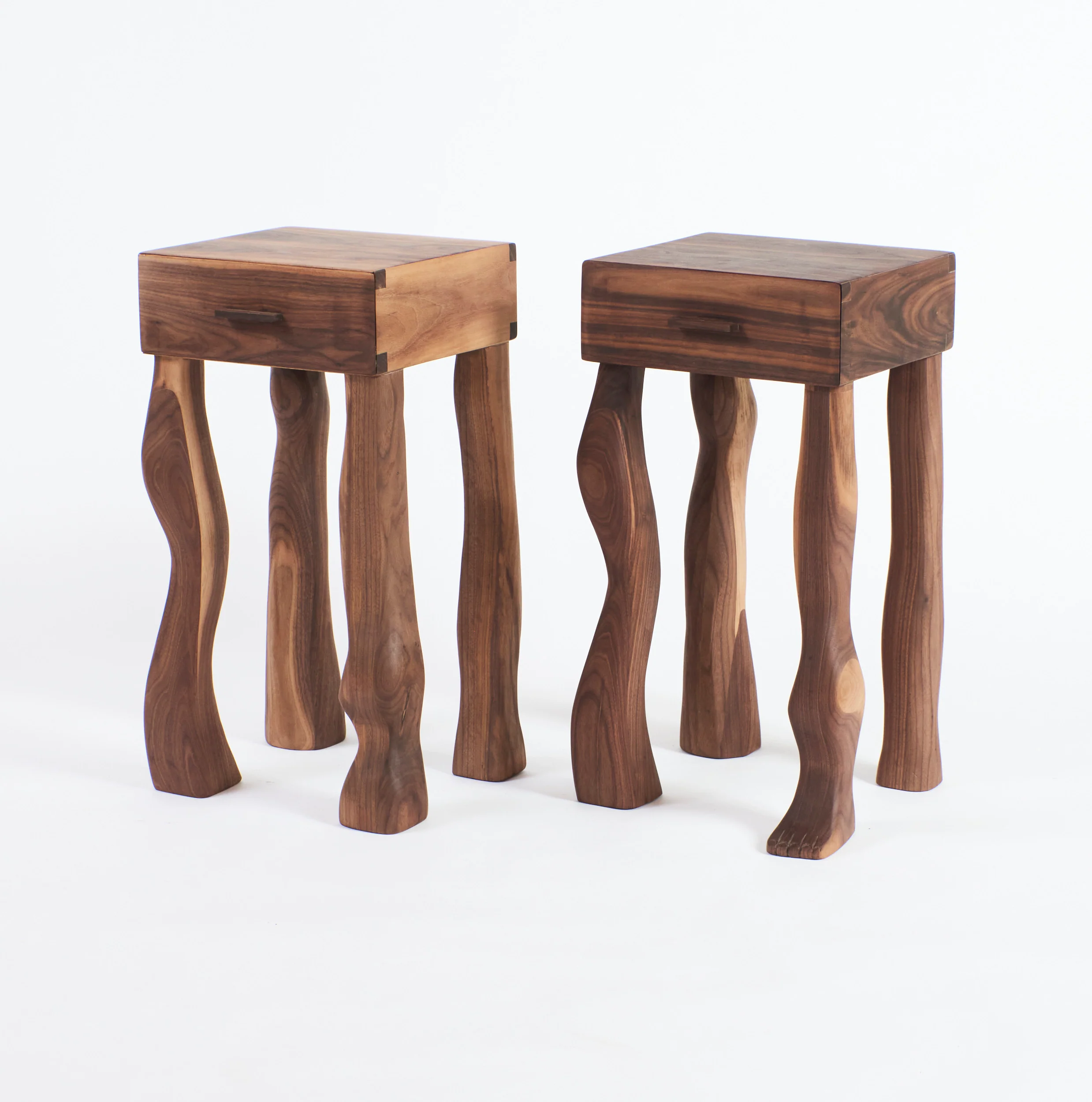 Foot Side Table in Walnut - Image 14
