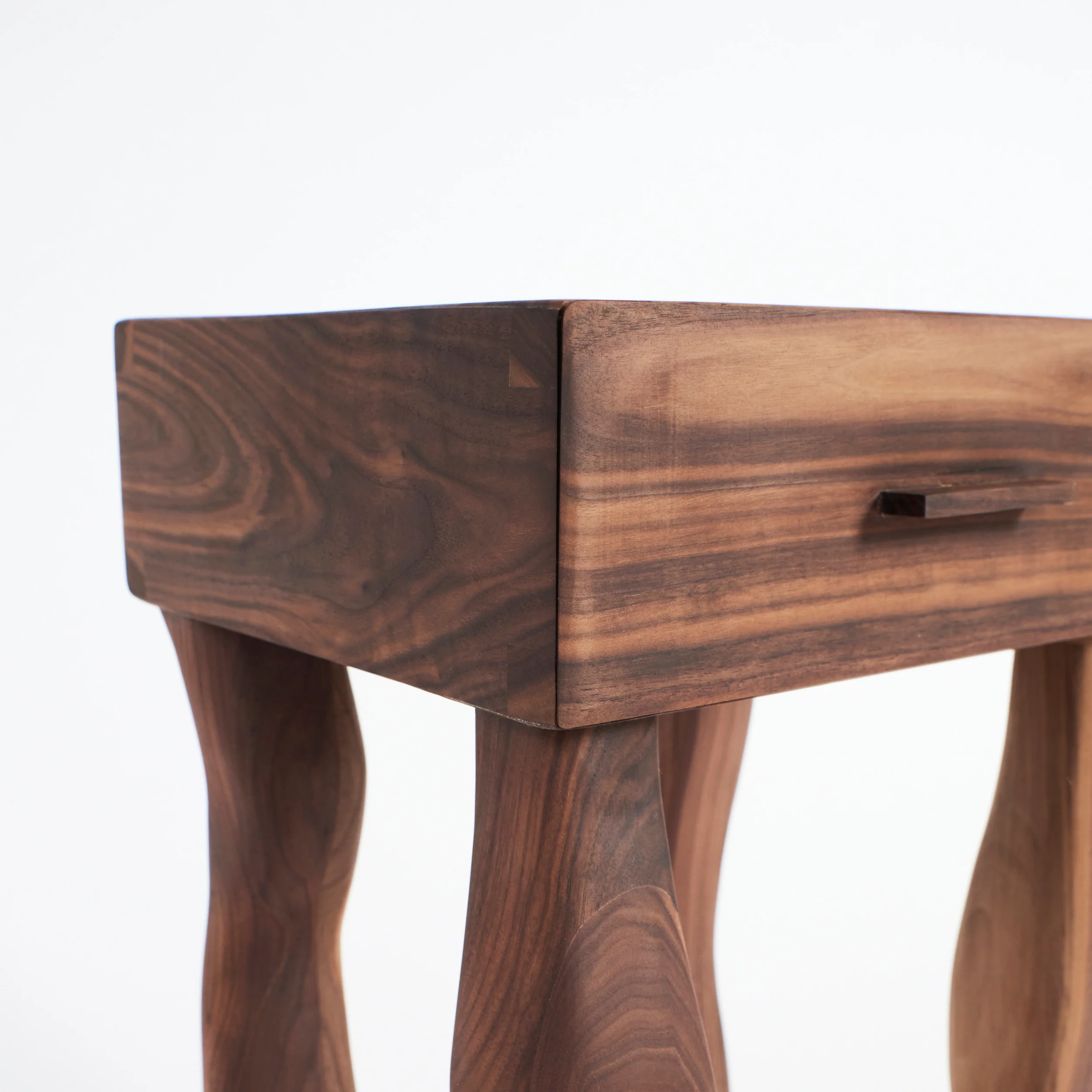 Foot Side Table in Walnut - Image 4