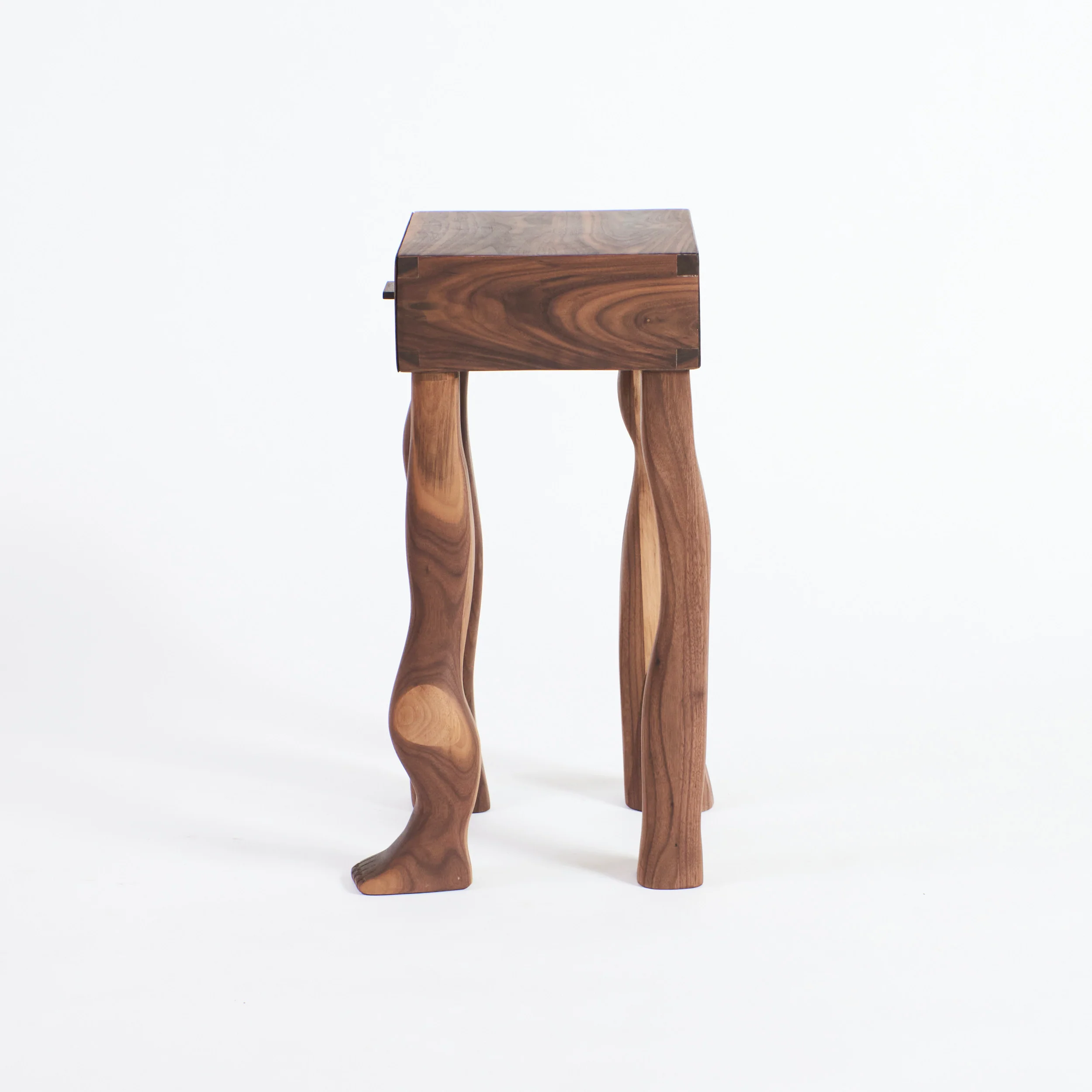 Foot Side Table in Walnut - Image 7