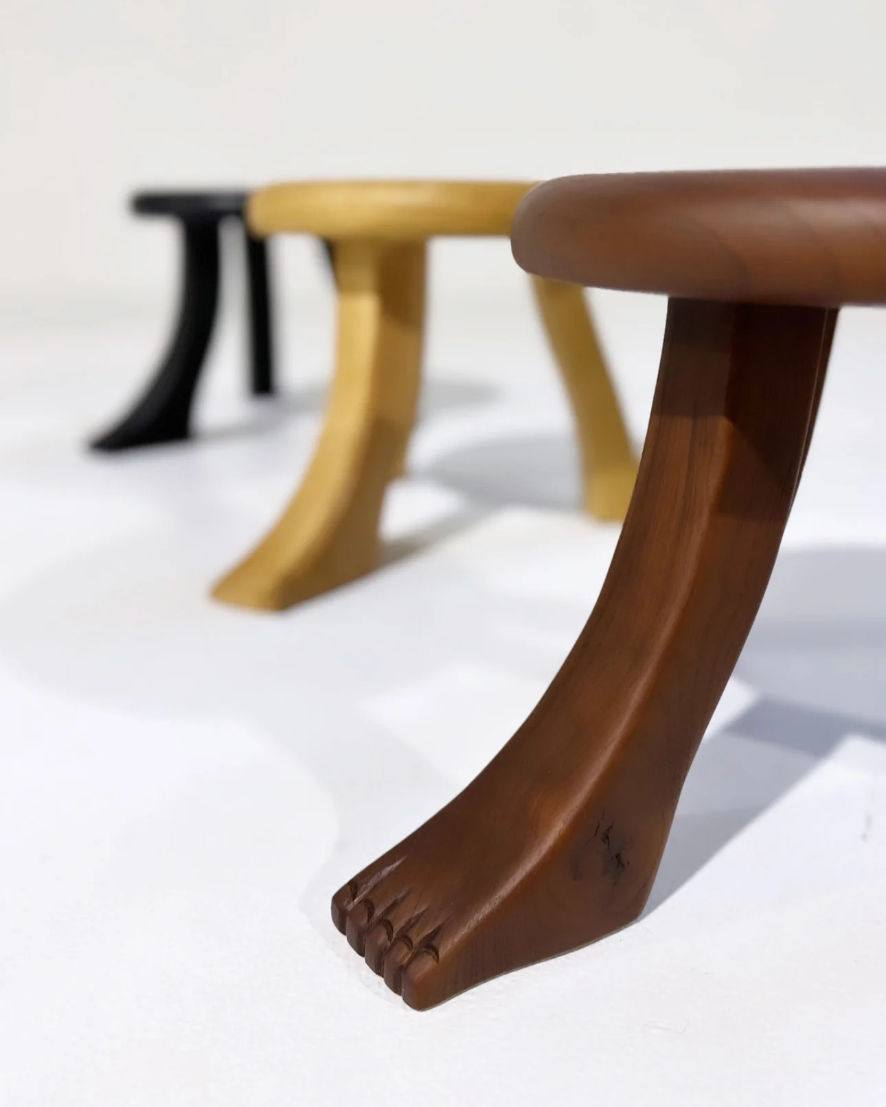 Foot Stool - Oak - Image 3