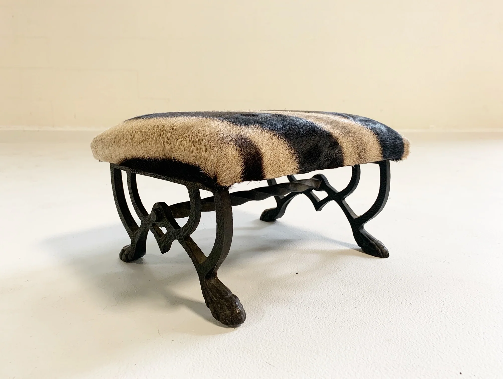 Foot Stool in Zebra
