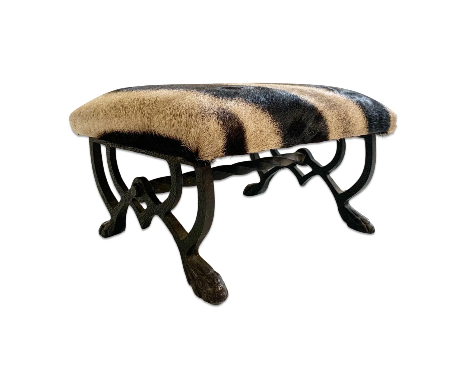 Foot Stool in Zebra - Image 4