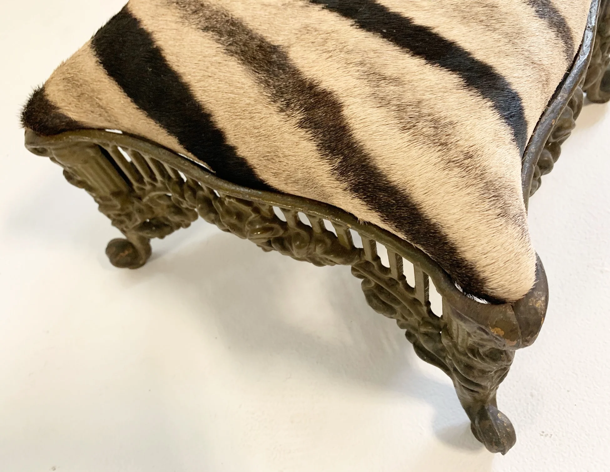 Foot Stool in Zebra - Image 2
