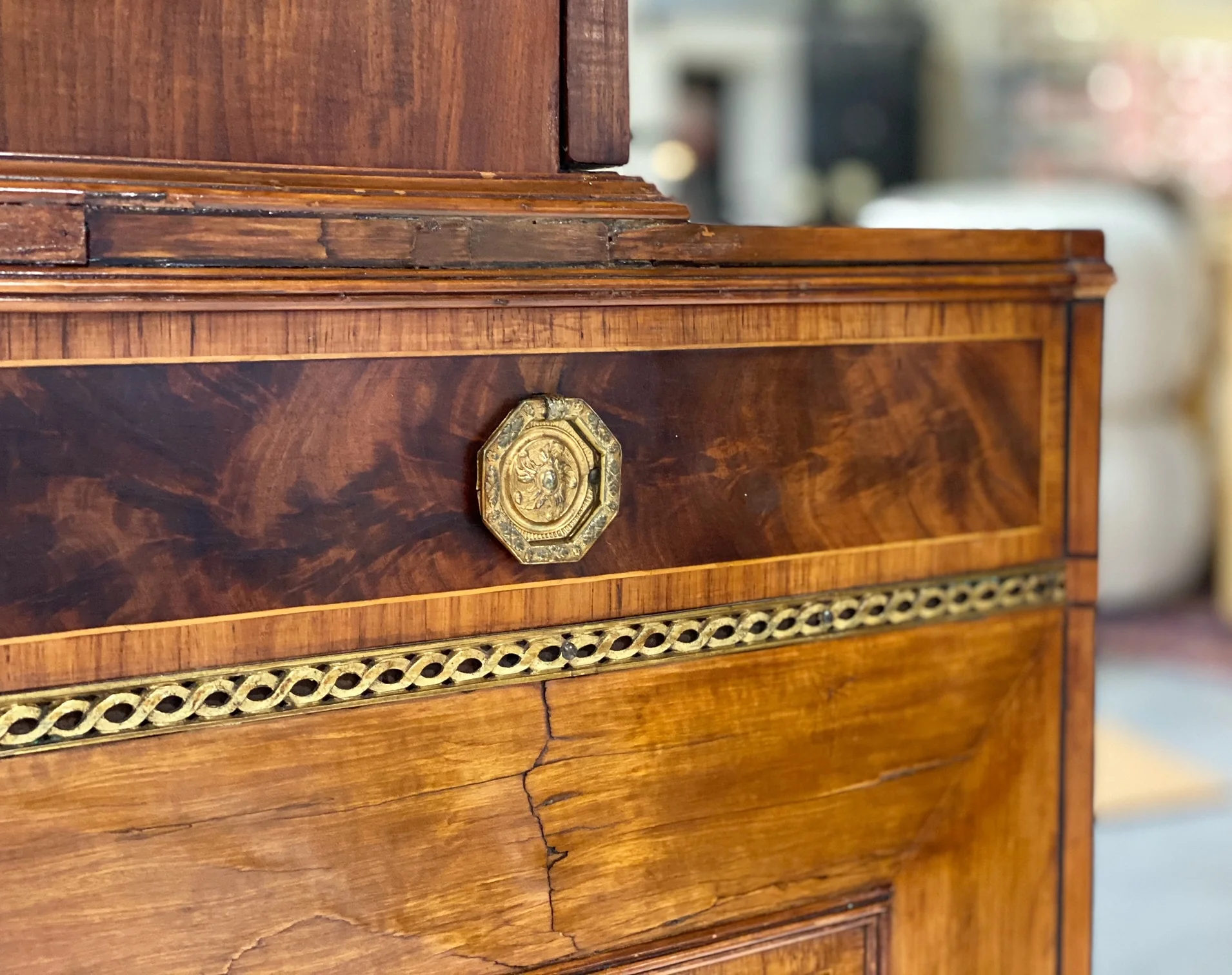 c. 1785 George III Ladies Writing Cabinet - Image 11