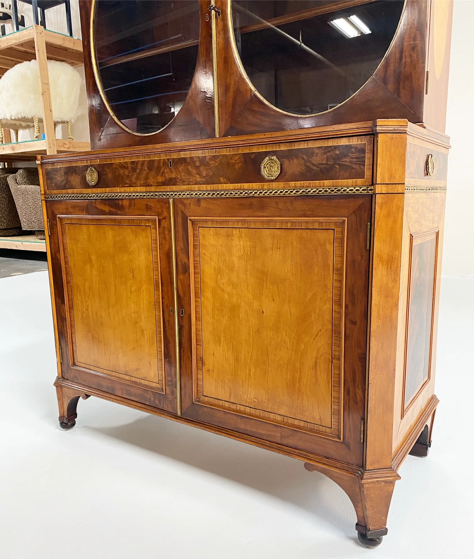 c. 1785 George III Ladies Writing Cabinet - Image 7