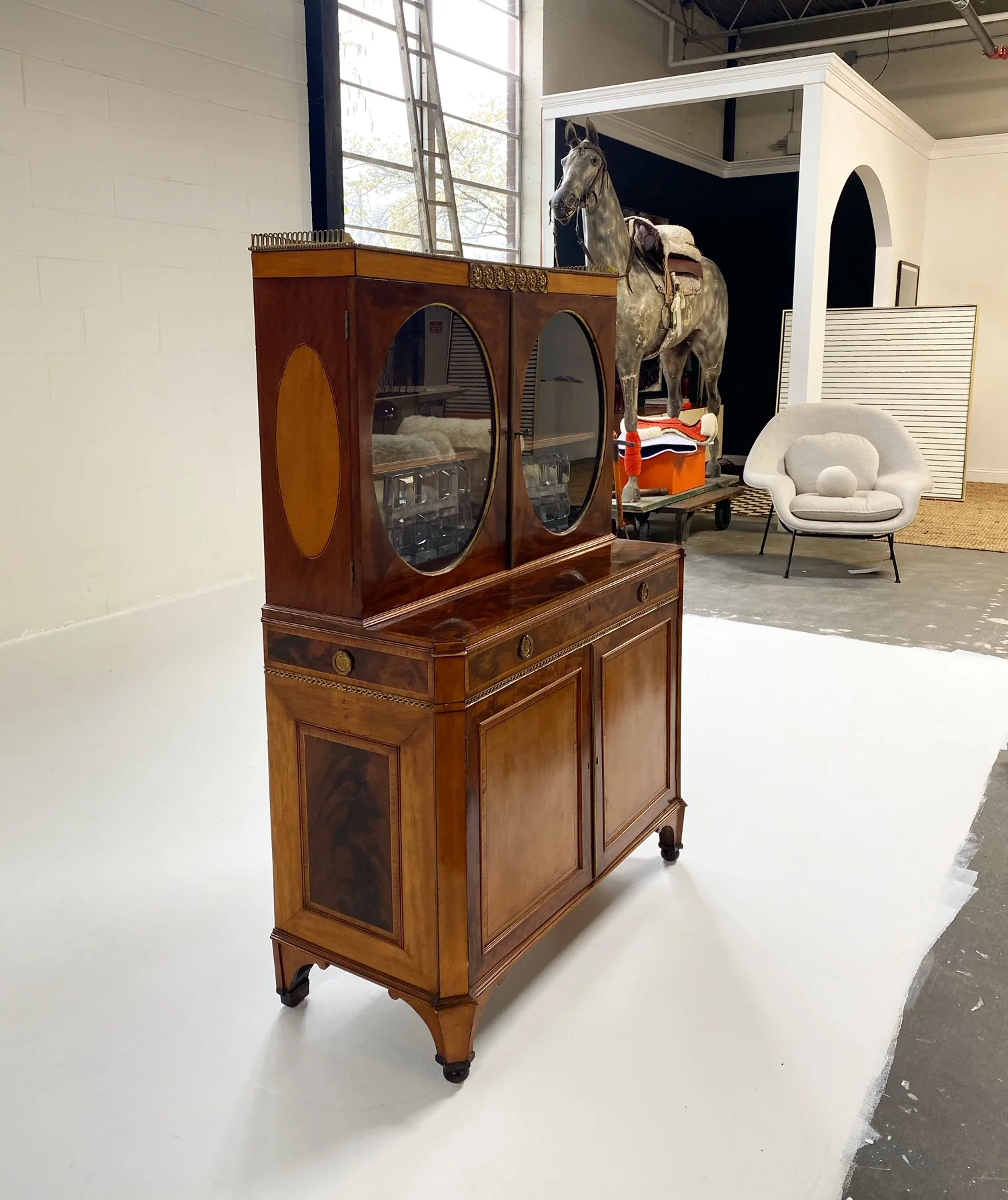 c. 1785 George III Ladies Writing Cabinet - Image 8