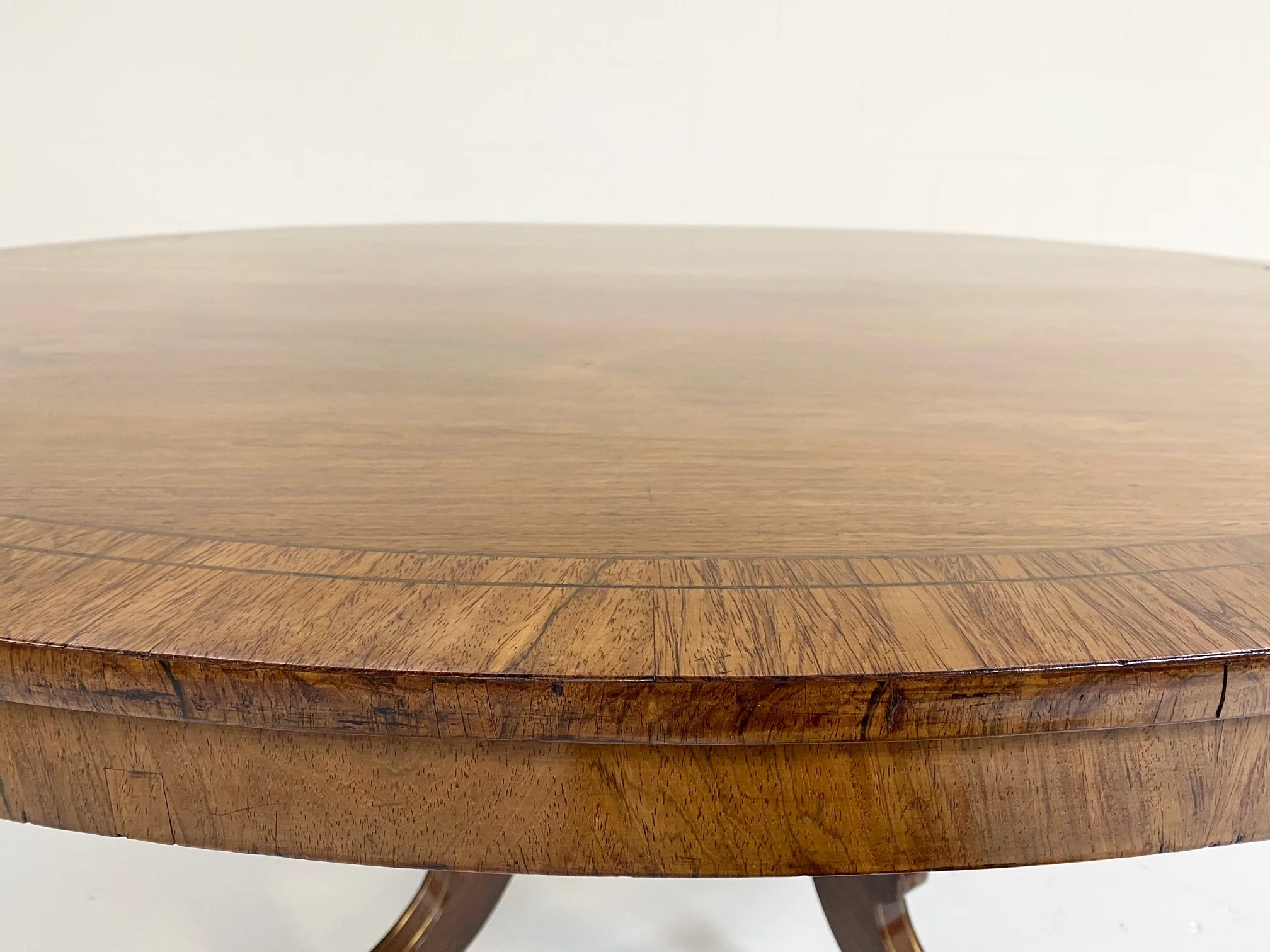 George III Oval Rosewood Dining Table - Image 20