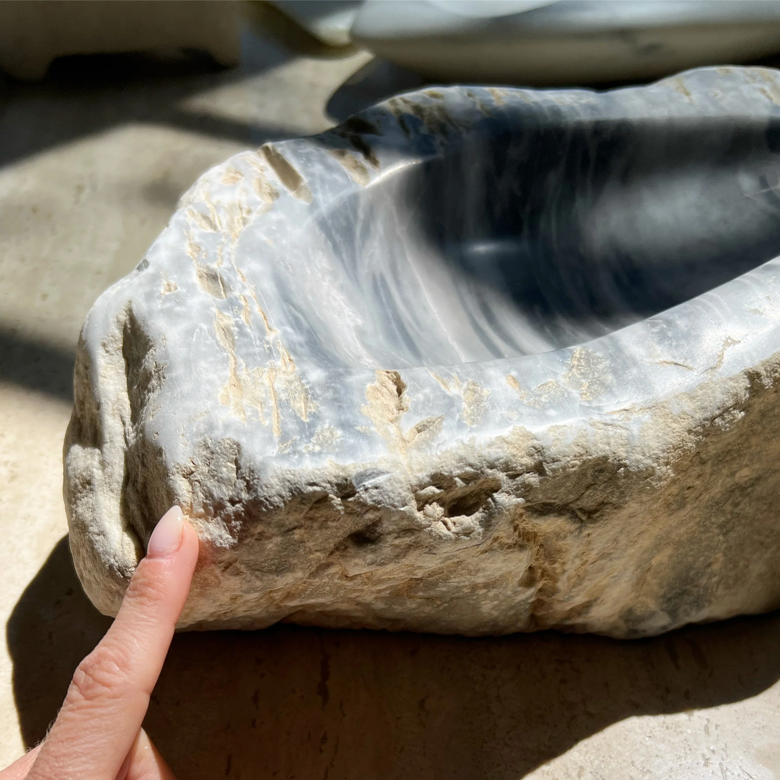 Carrara Marble Vessel - Image 2