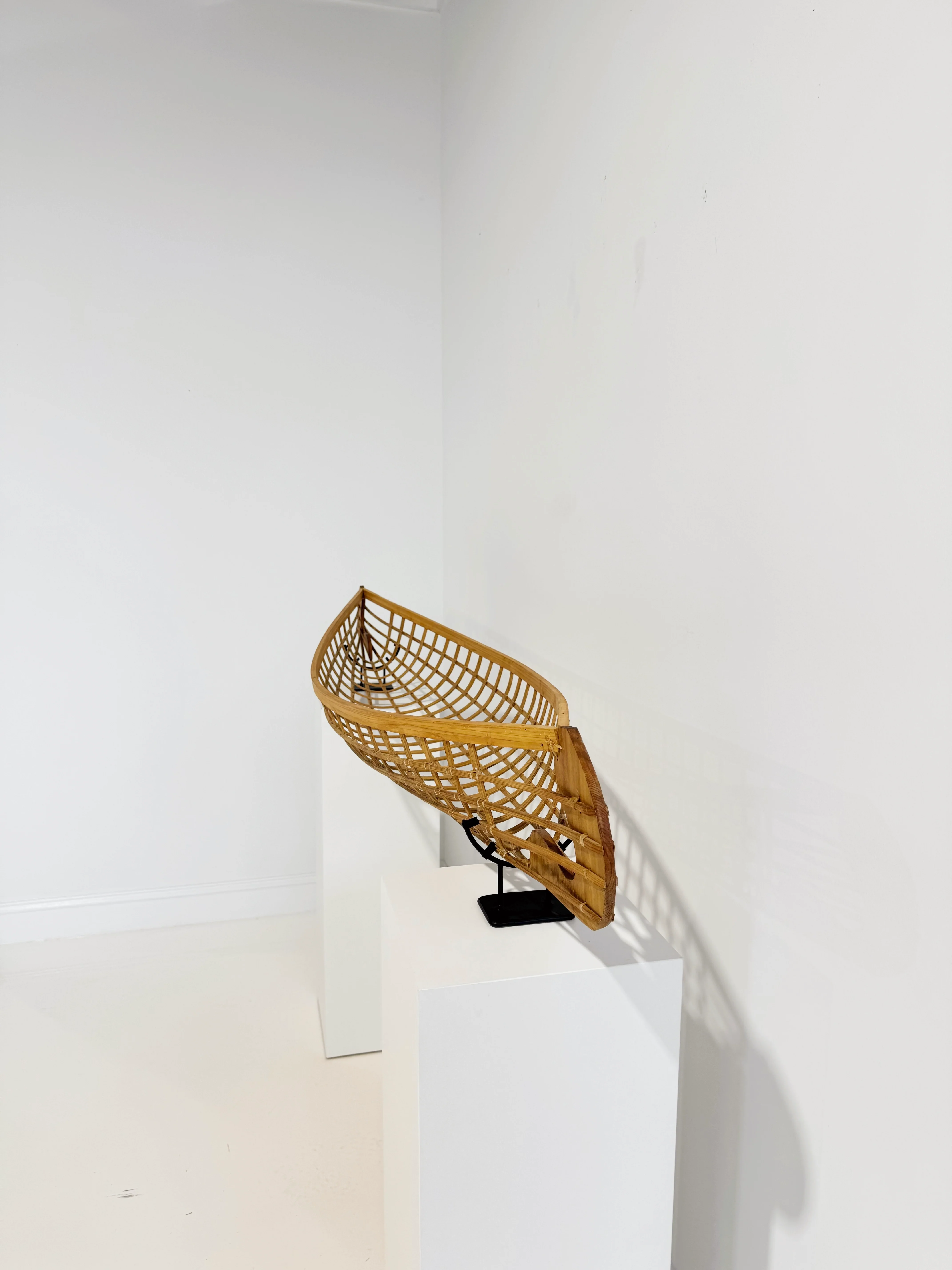 Hand-Built Canoe Model, Sculpture - Image 4