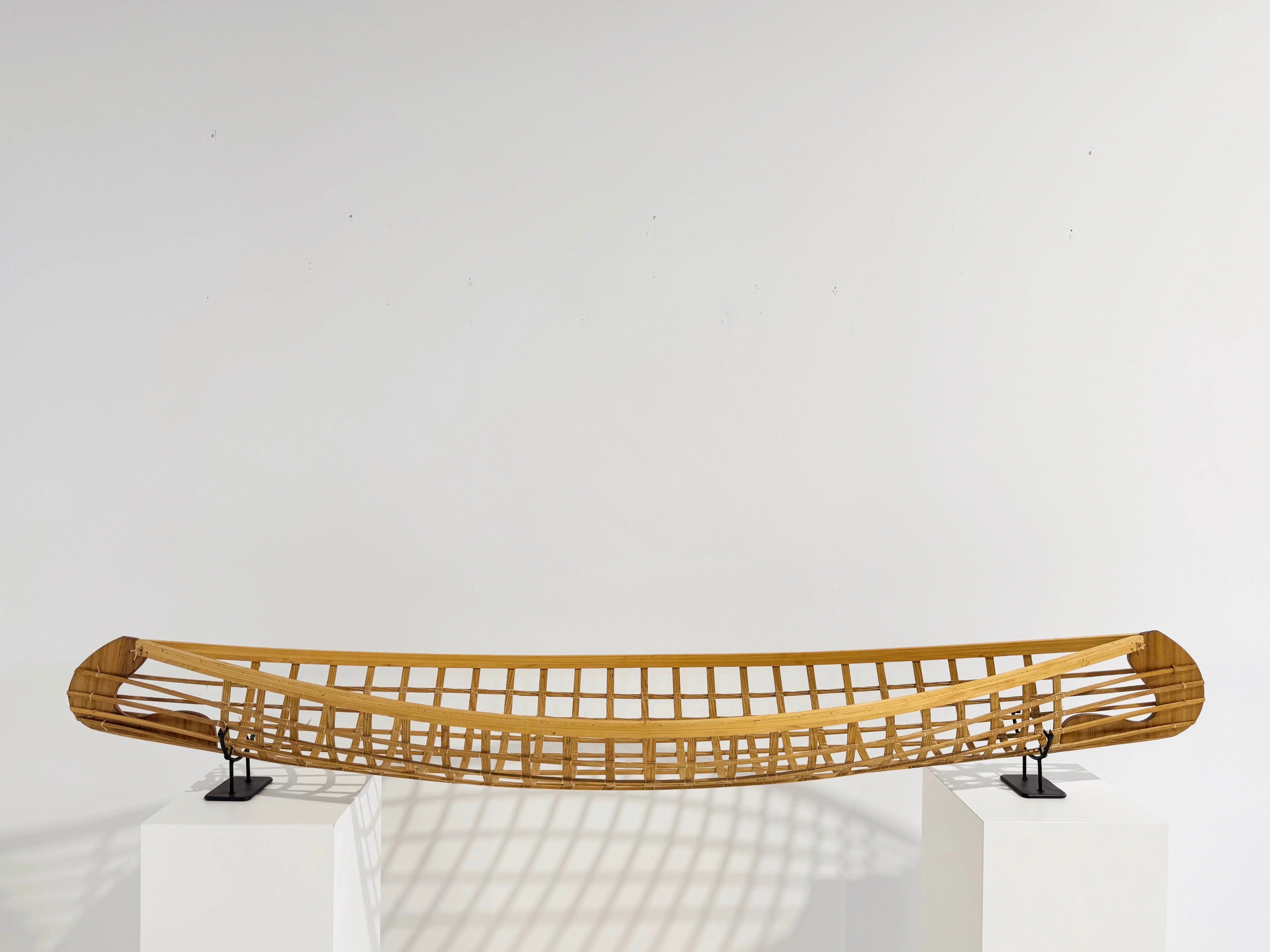 Hand-Built Canoe Model, Sculpture - Image 6