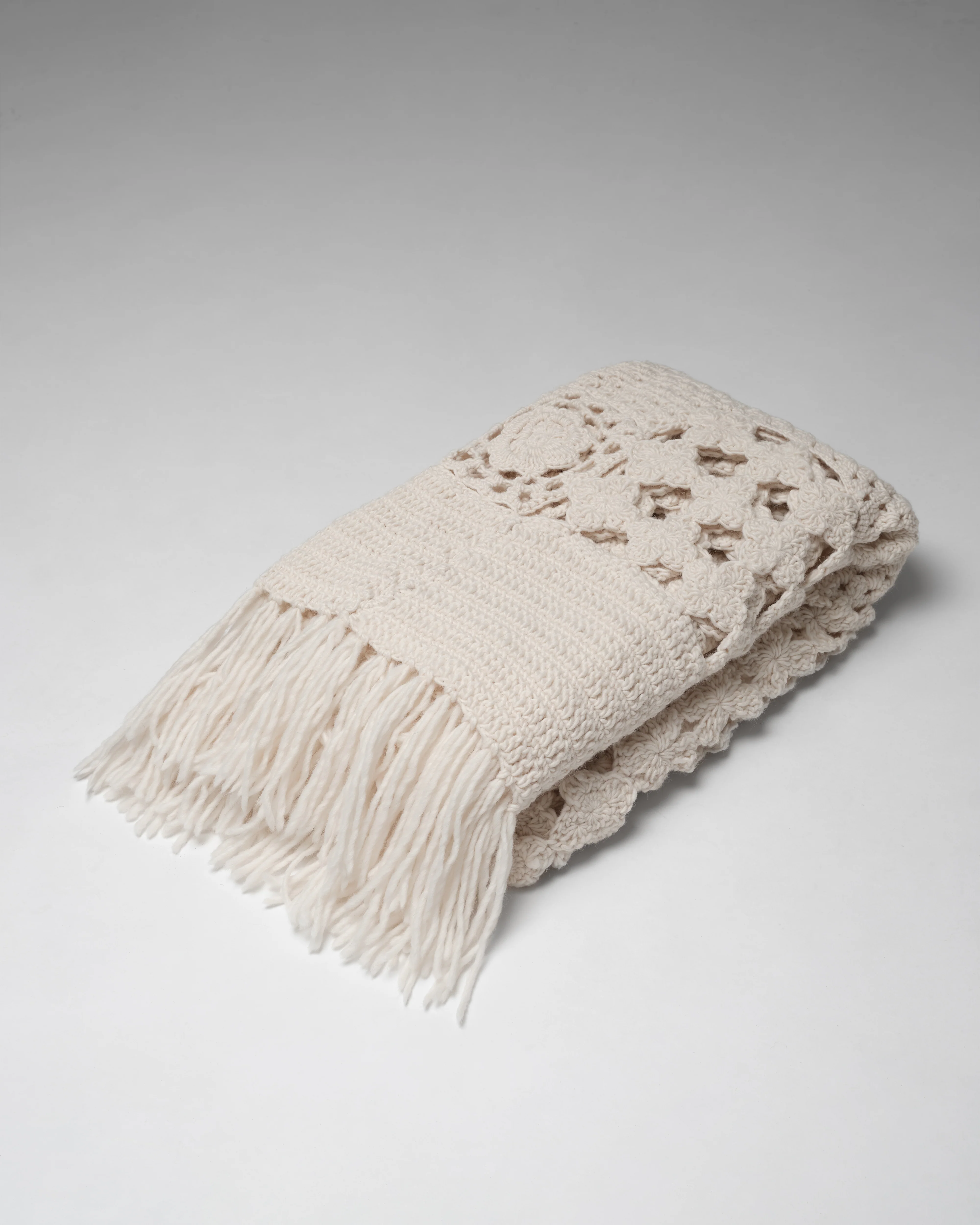 Hand-Knit Crochet Blanket