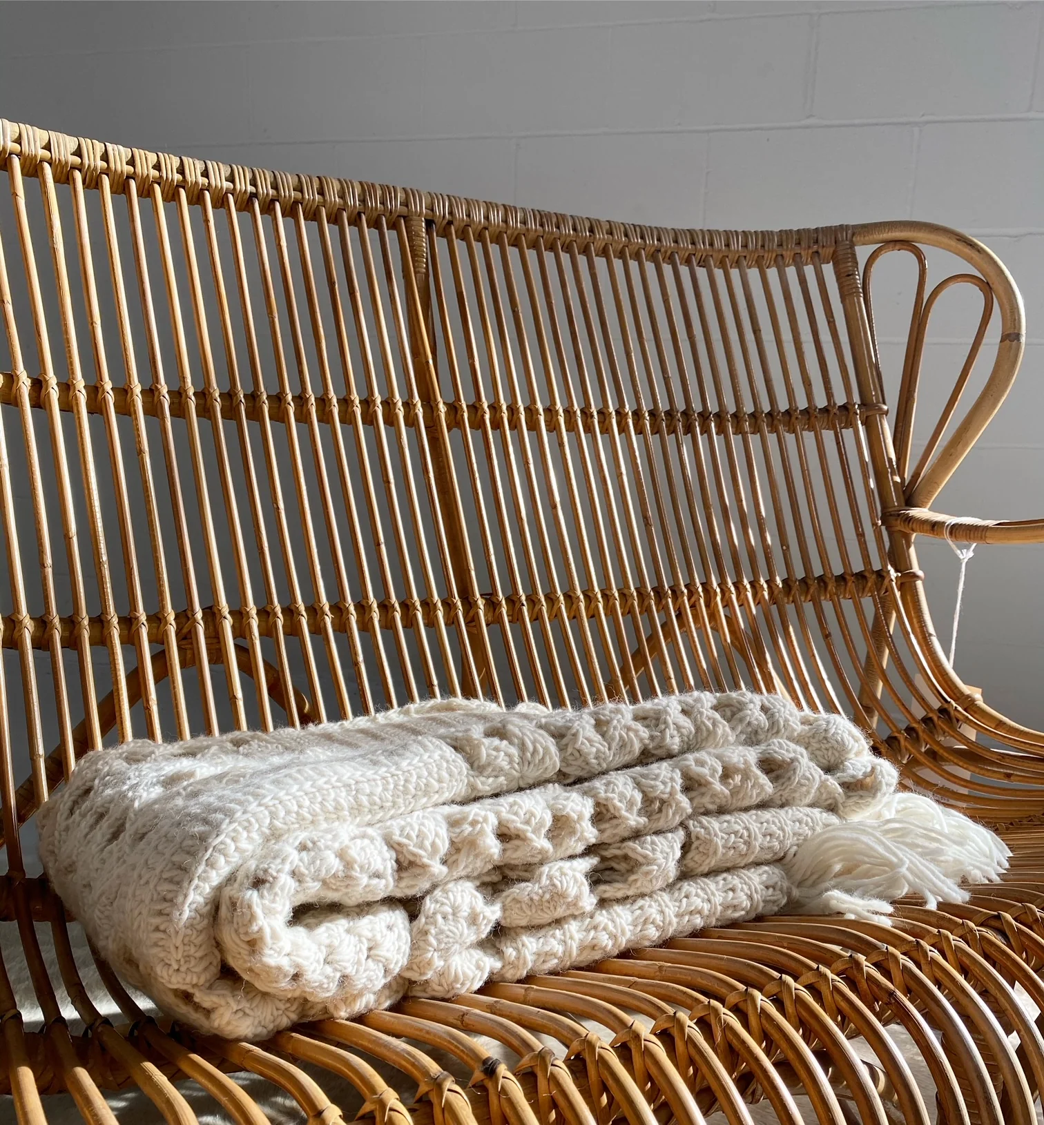 Hand-Knit Crochet Blanket - Image 10
