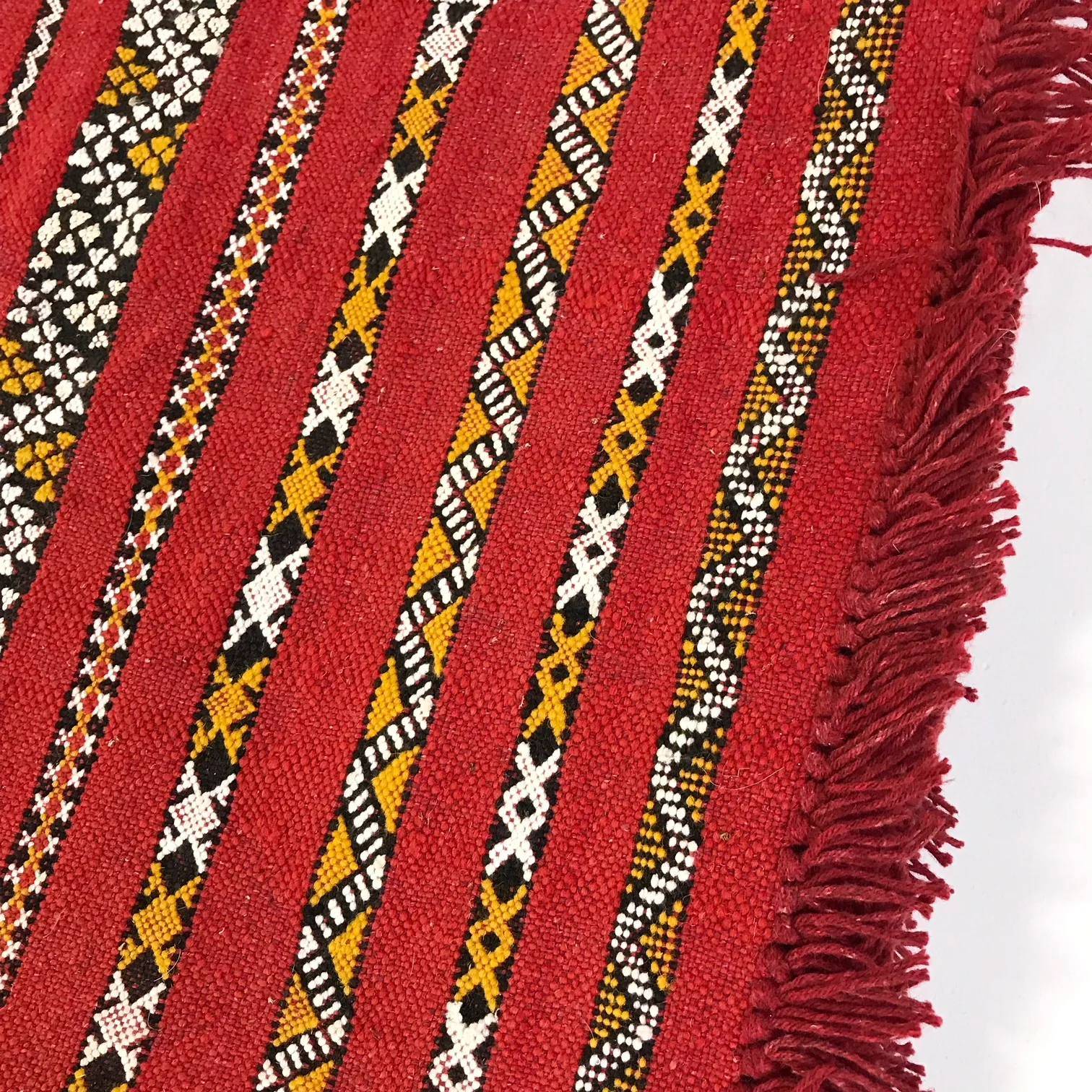 Vintage Handmade Kilim Rug from Morocco - Image 12
