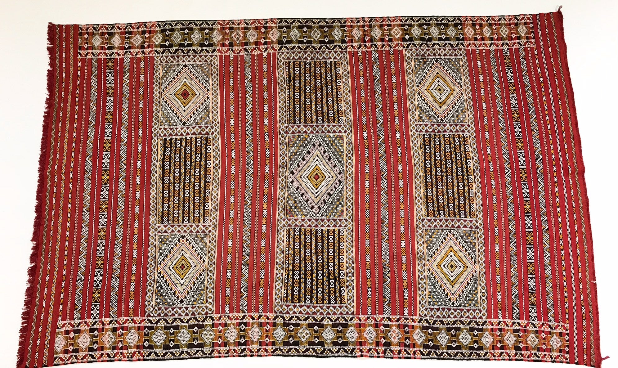 Vintage Handmade Kilim Rug from Morocco - Image 4