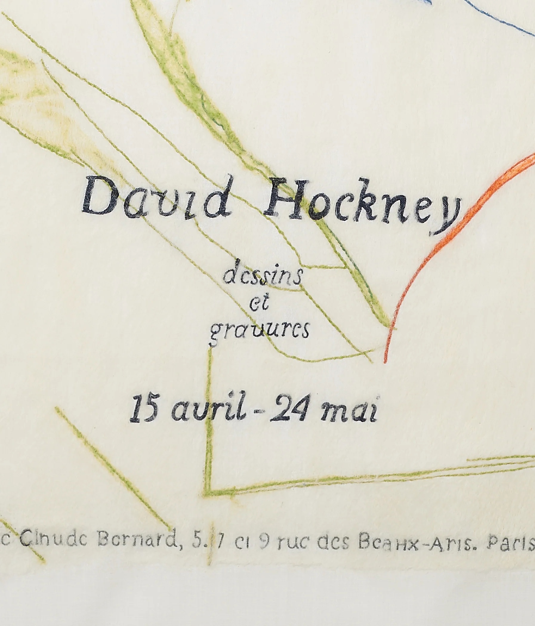 Hockney @ Galerie Claude Bernard, Edition of 10 - Image 2