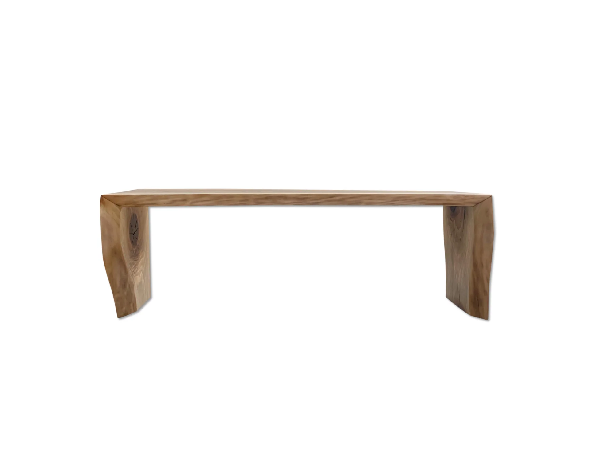Walnut Bench with Gotland Sheepskin - Image 10
