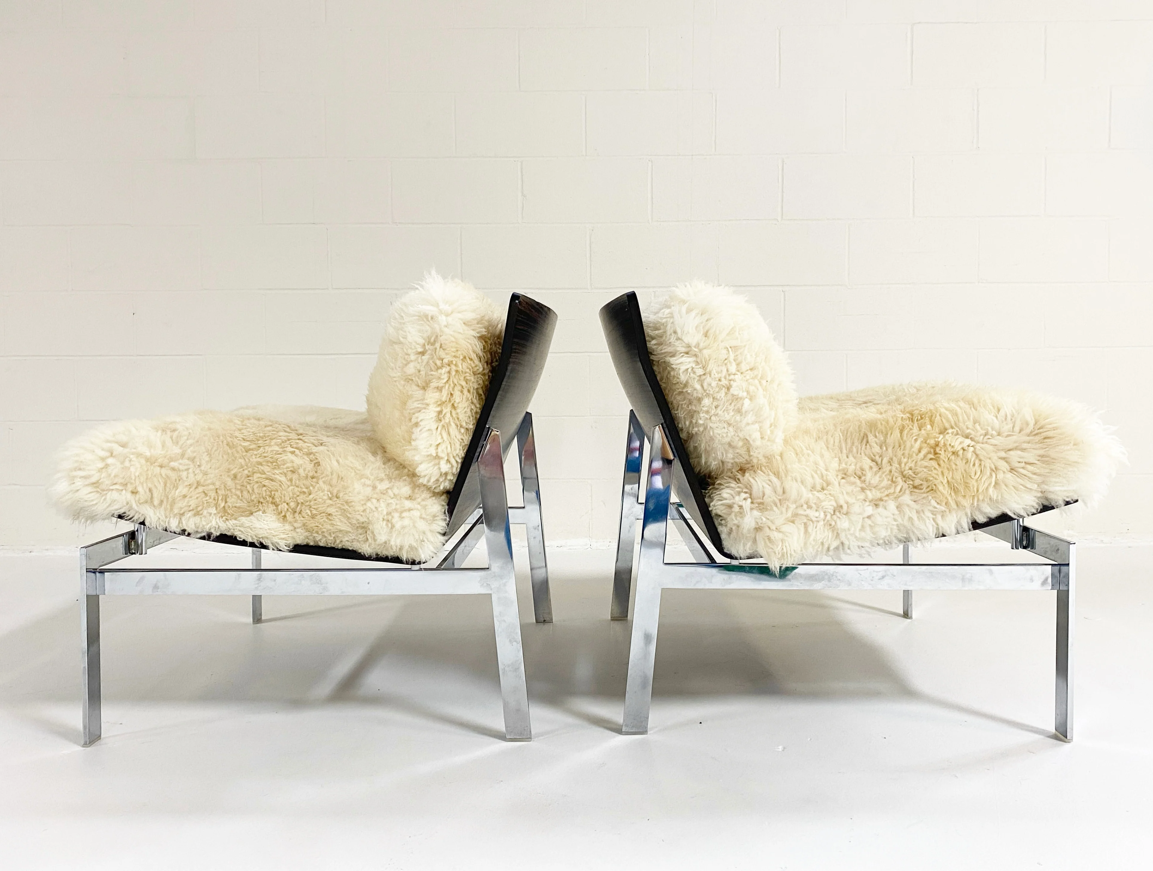 Words Chairs with California Sheepskin Cushions - Image 5
