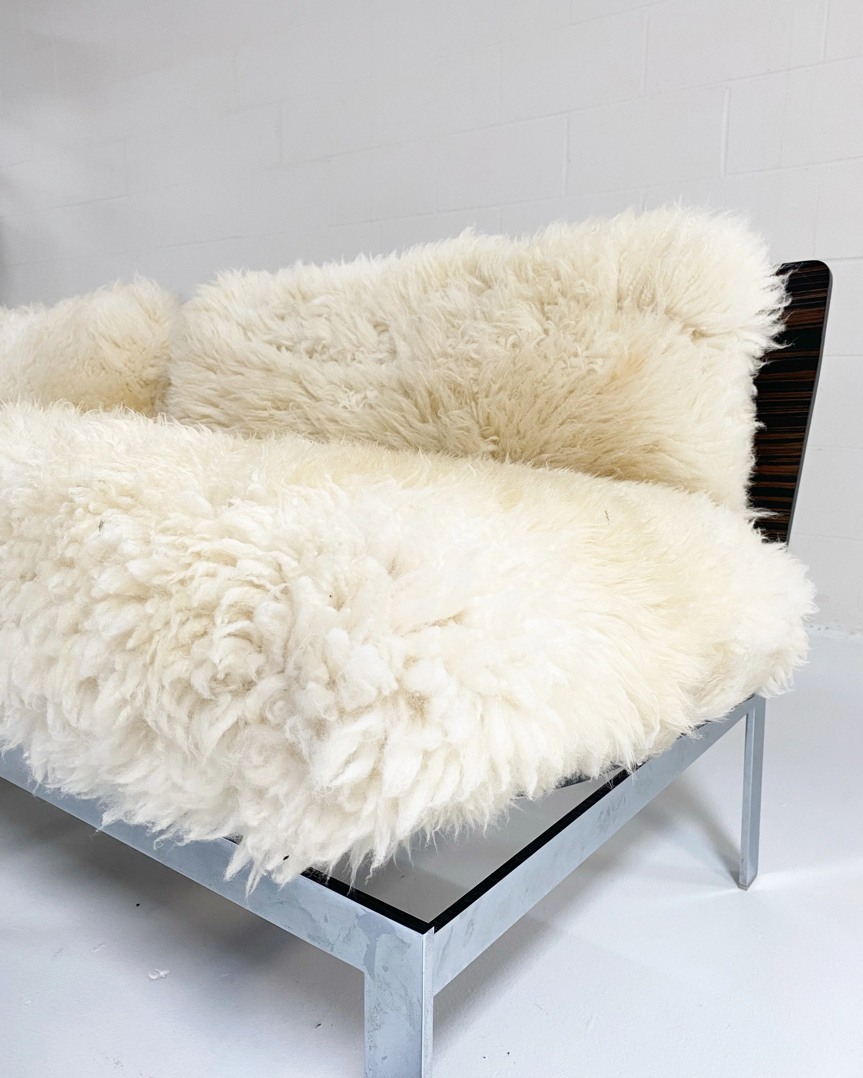 Words Chairs with California Sheepskin Cushions - Image 6