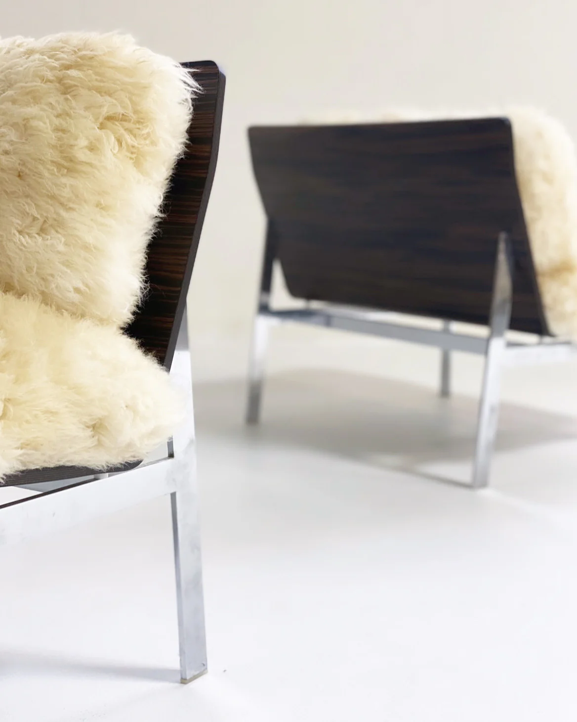 Words Chairs with California Sheepskin Cushions - Image 7