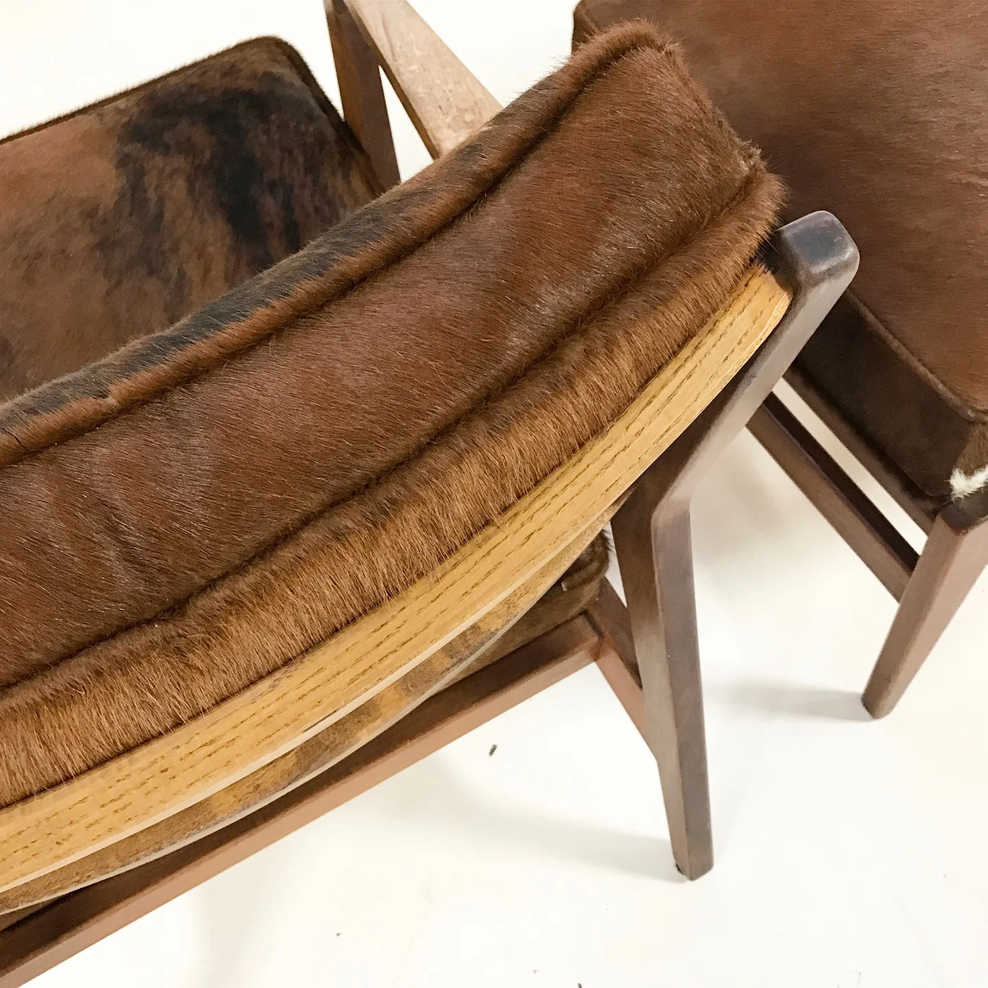 Lounge Chair & Ottoman in Brazilian Cowhide - Image 4
