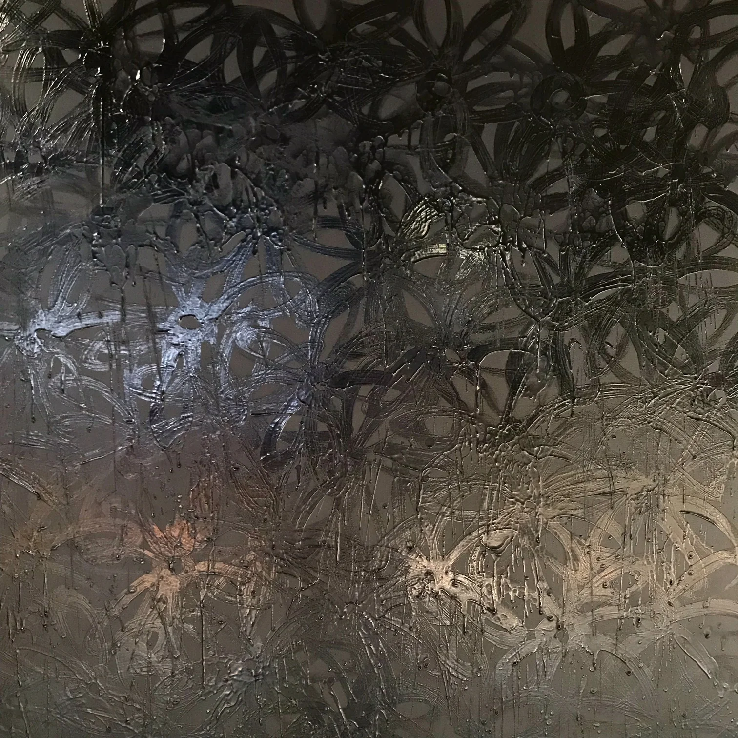 Daisies, Black on Black - Image 4