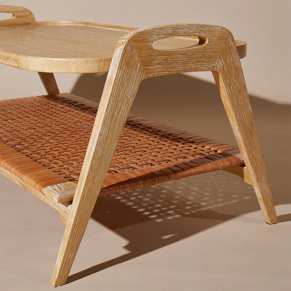 Mark Coffee Table - Pickled Oak - Image 4