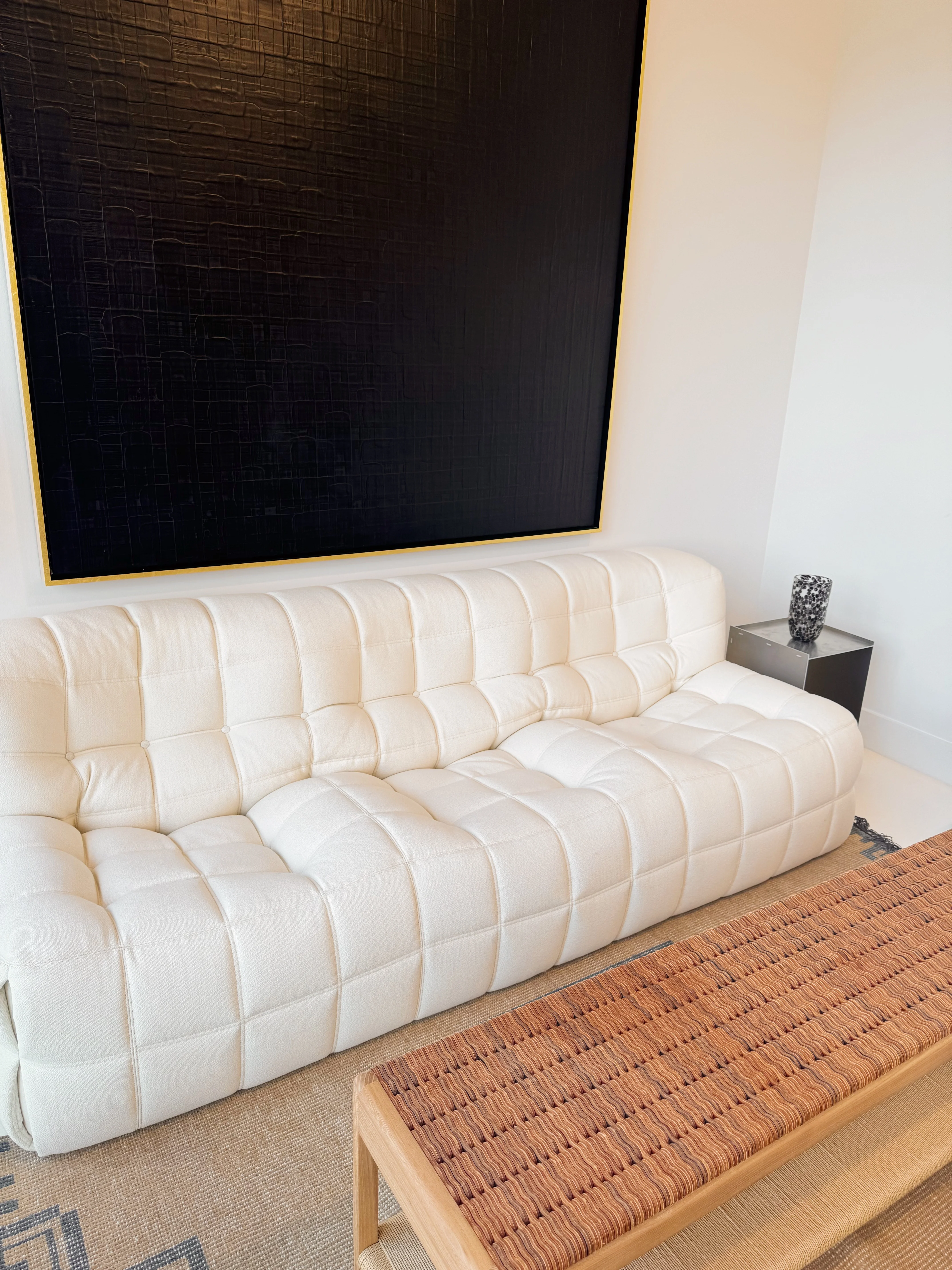 Kashima Sofa in Kvadrat Vidar, Ivory - Image 3